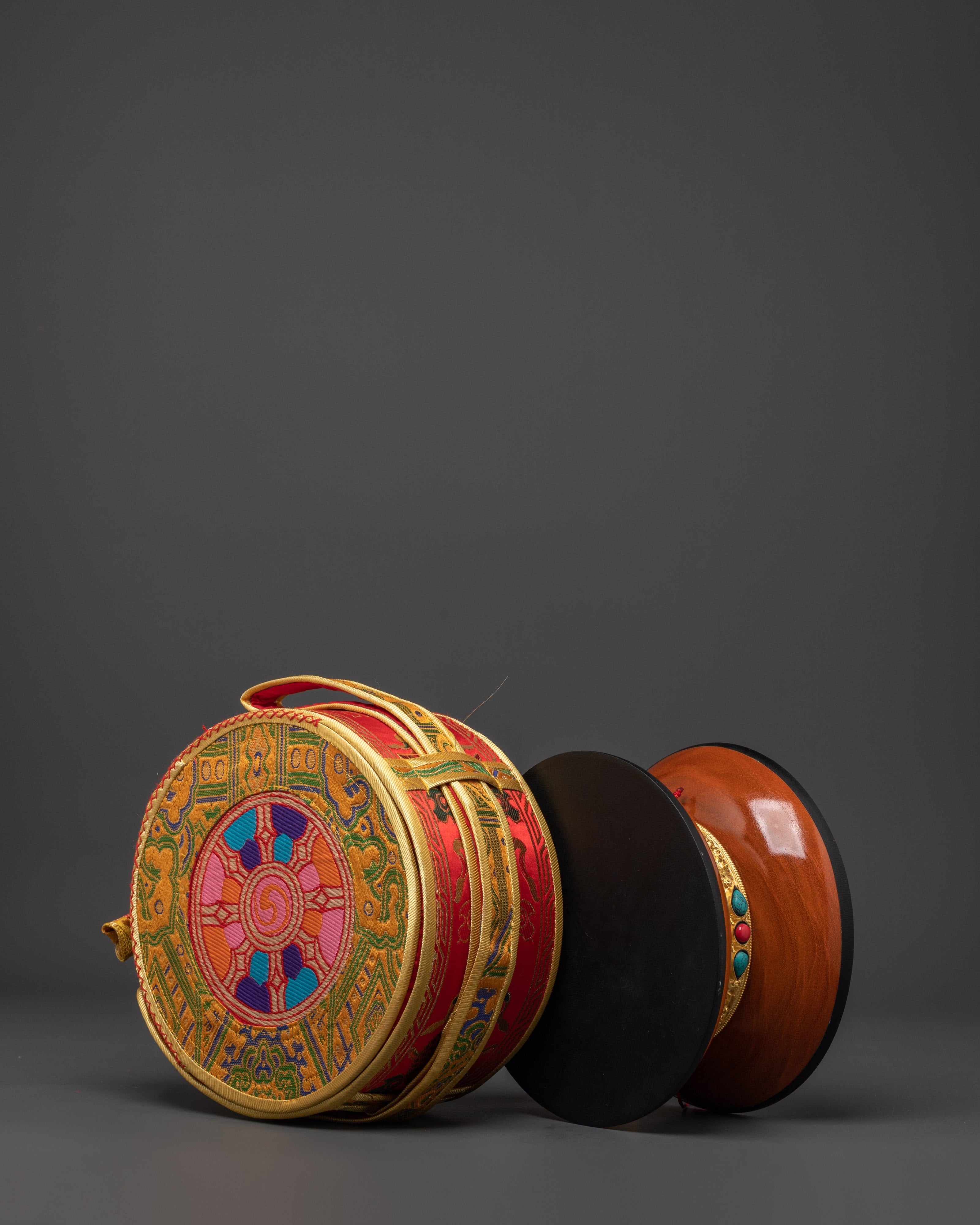 Traditional Tibetan Damaru | Chod Drum for Rituals