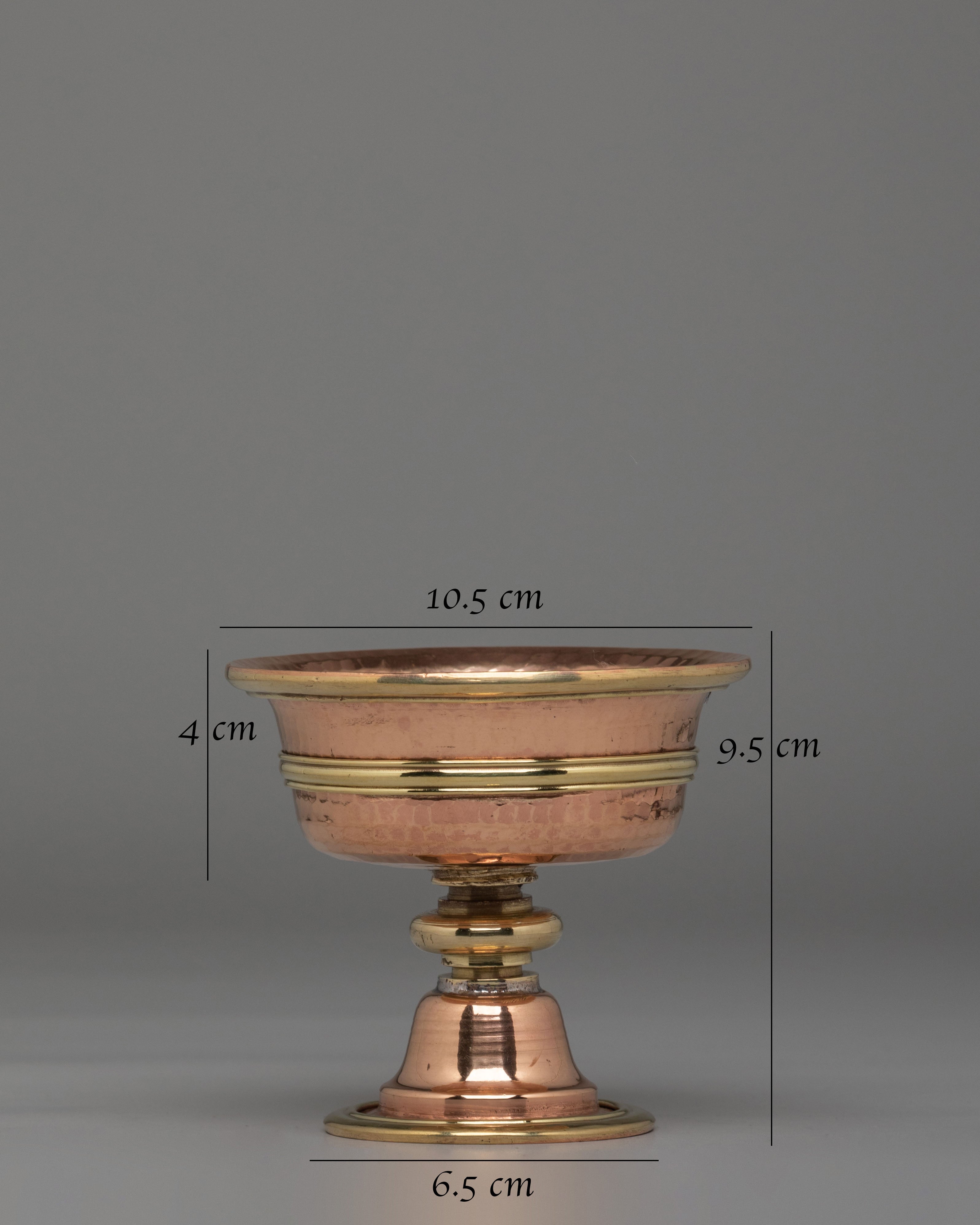 Butter Lamp Set For Spiritual Practice | Copper & Brass Butter Lamps