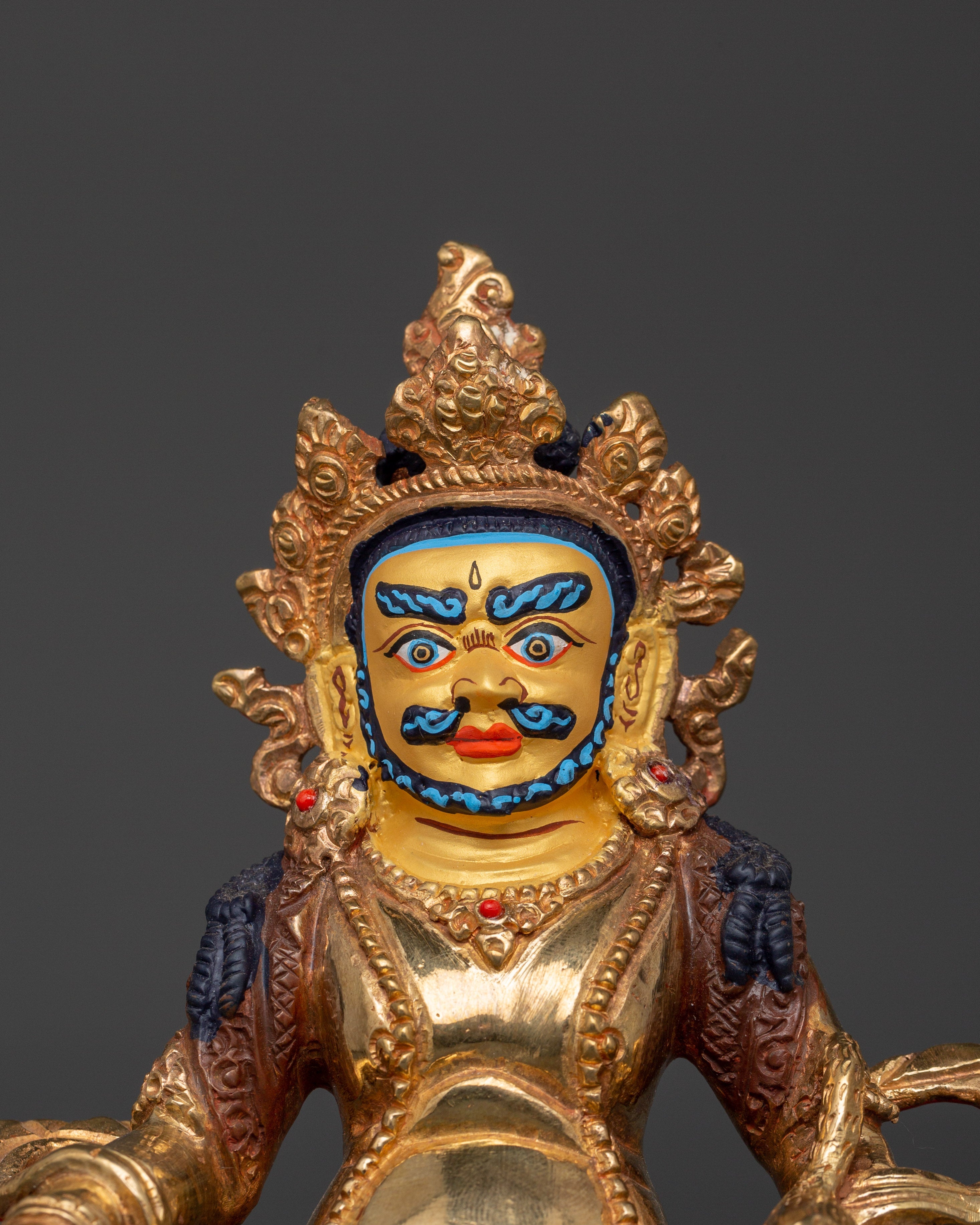 Sacred Money Deity Dzambhala Statue | Tibetan Wealth God