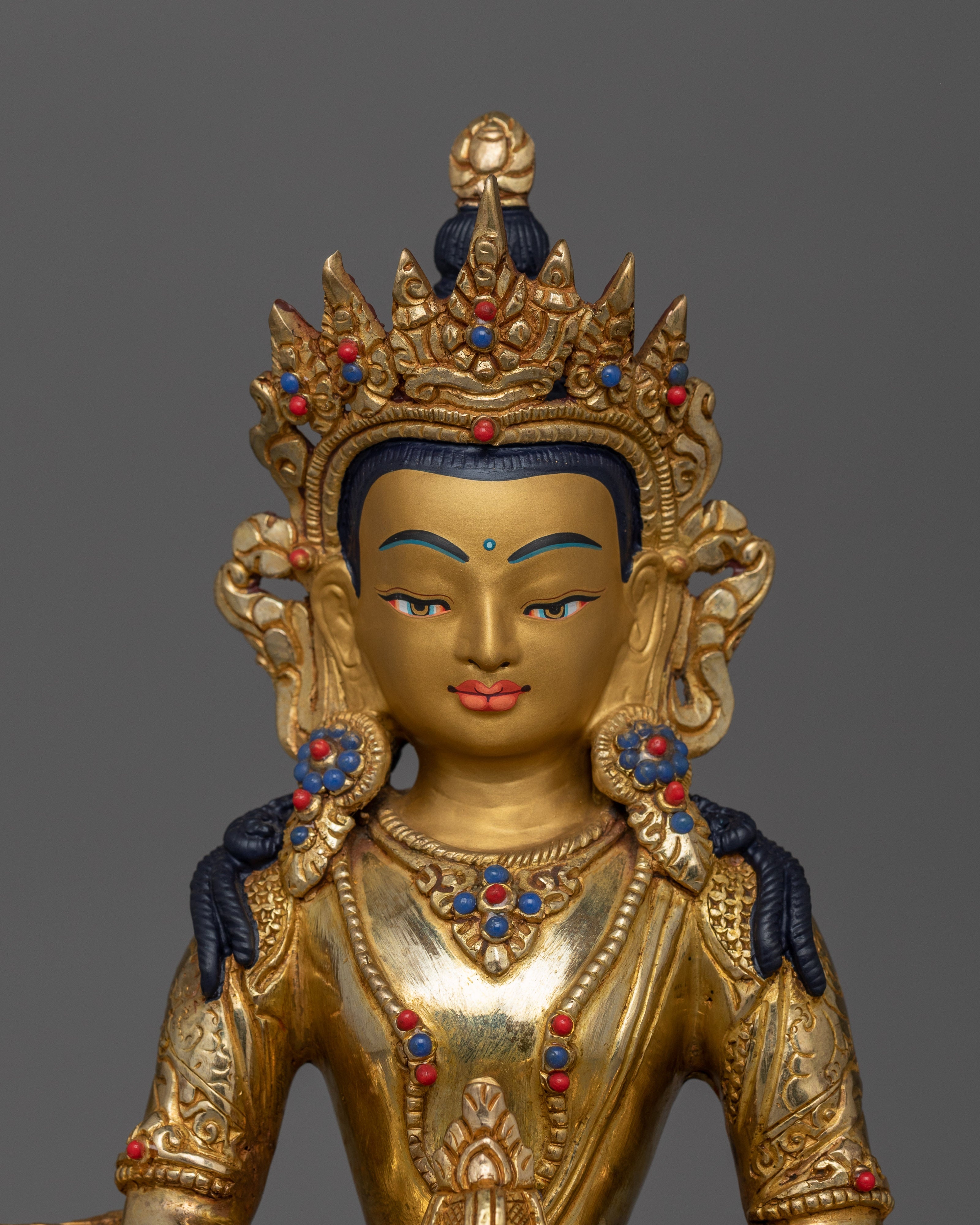 Traditional Handmade Statue of Amitayus | Buddha of Infinite Life and Longevity