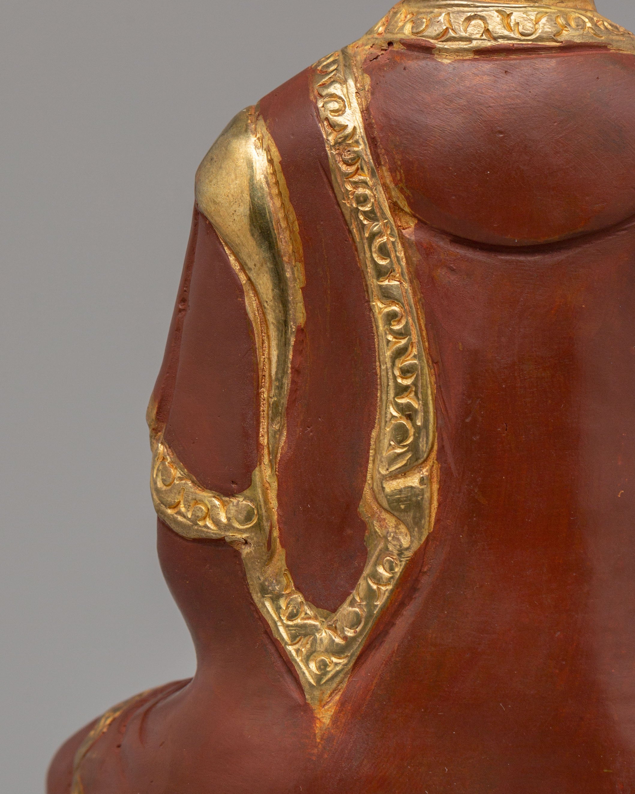 Tibetan Buddha Dharma Sangha Set Statue | Spiritual Buddhist Art Set