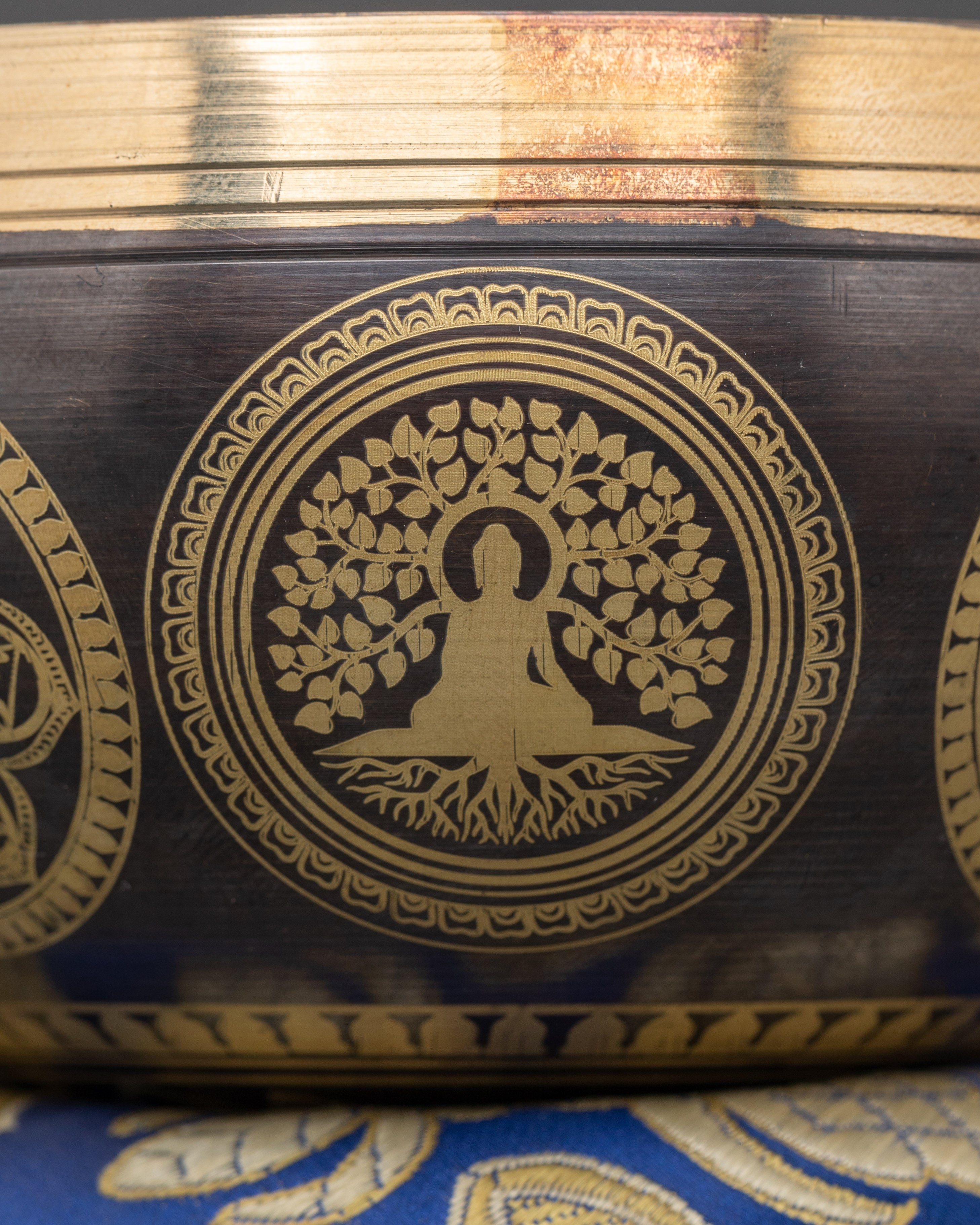 Healer Tibetan Singing Bowl Set |  Bronze Energy Healing Bowl