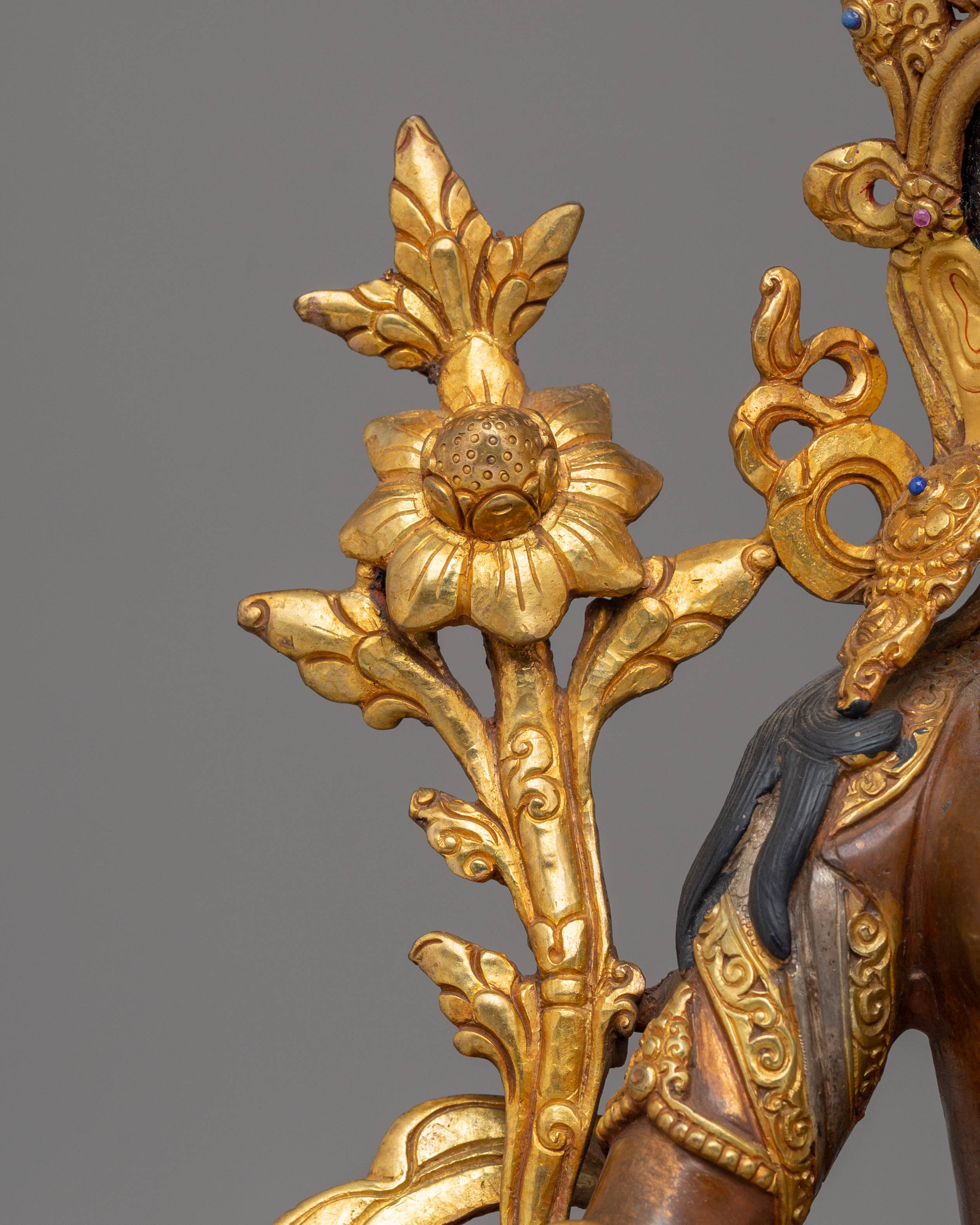 Enlightened Compassion Green Tara Statue | Green Tara Statue for Altar