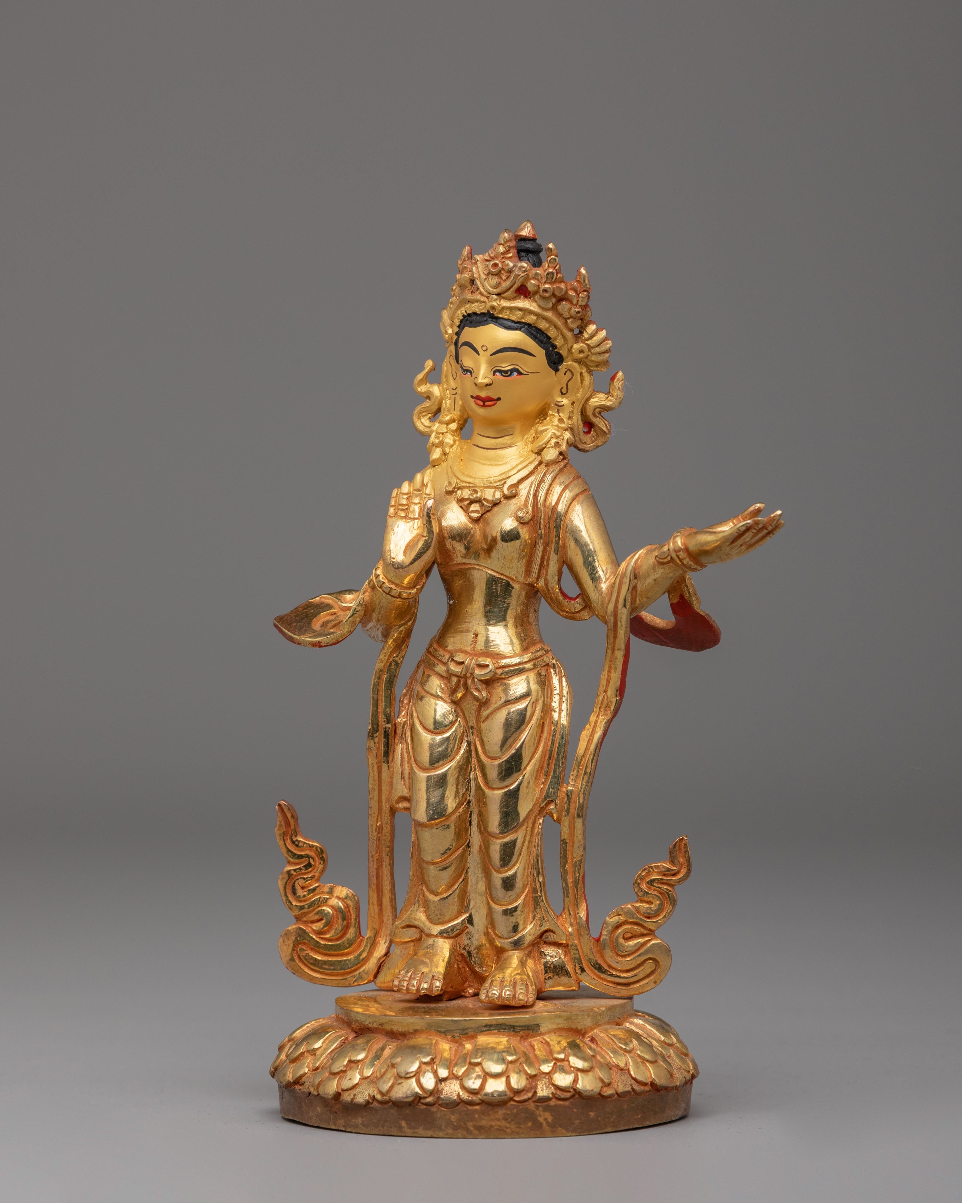 Mandarava Spiritual Statue | Sacred Tibetan Dakini Artwork