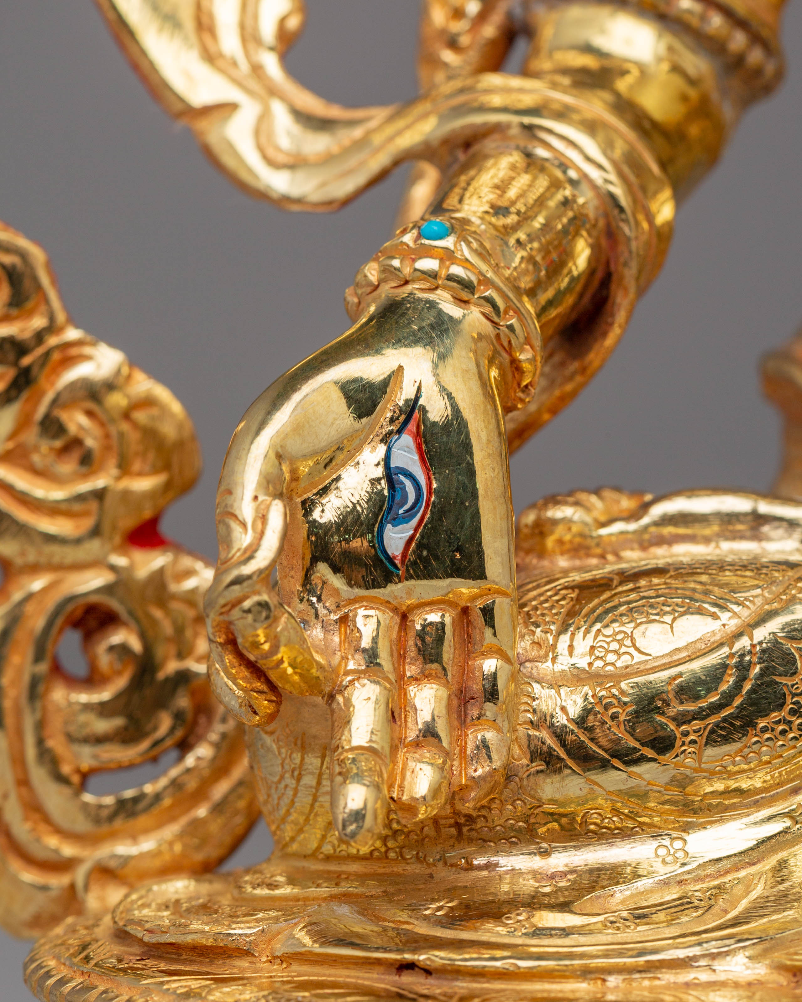 Handcrafted White Tara Copper Statue | Traditional Himalayan Artwork