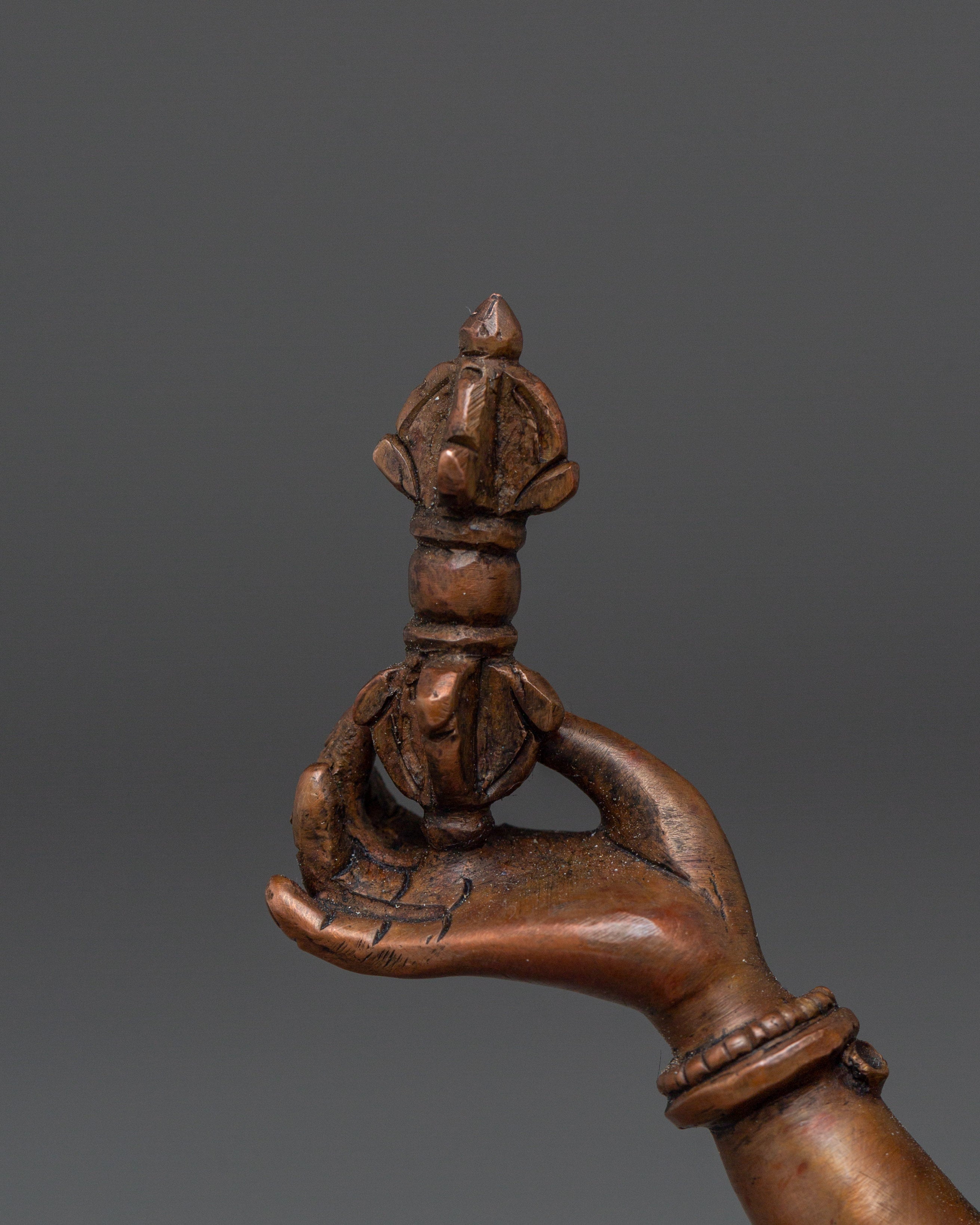 Oxidized Copper Body Prajna paramita Wisdom Statue | Spiritual Wisdom and Enlightenment