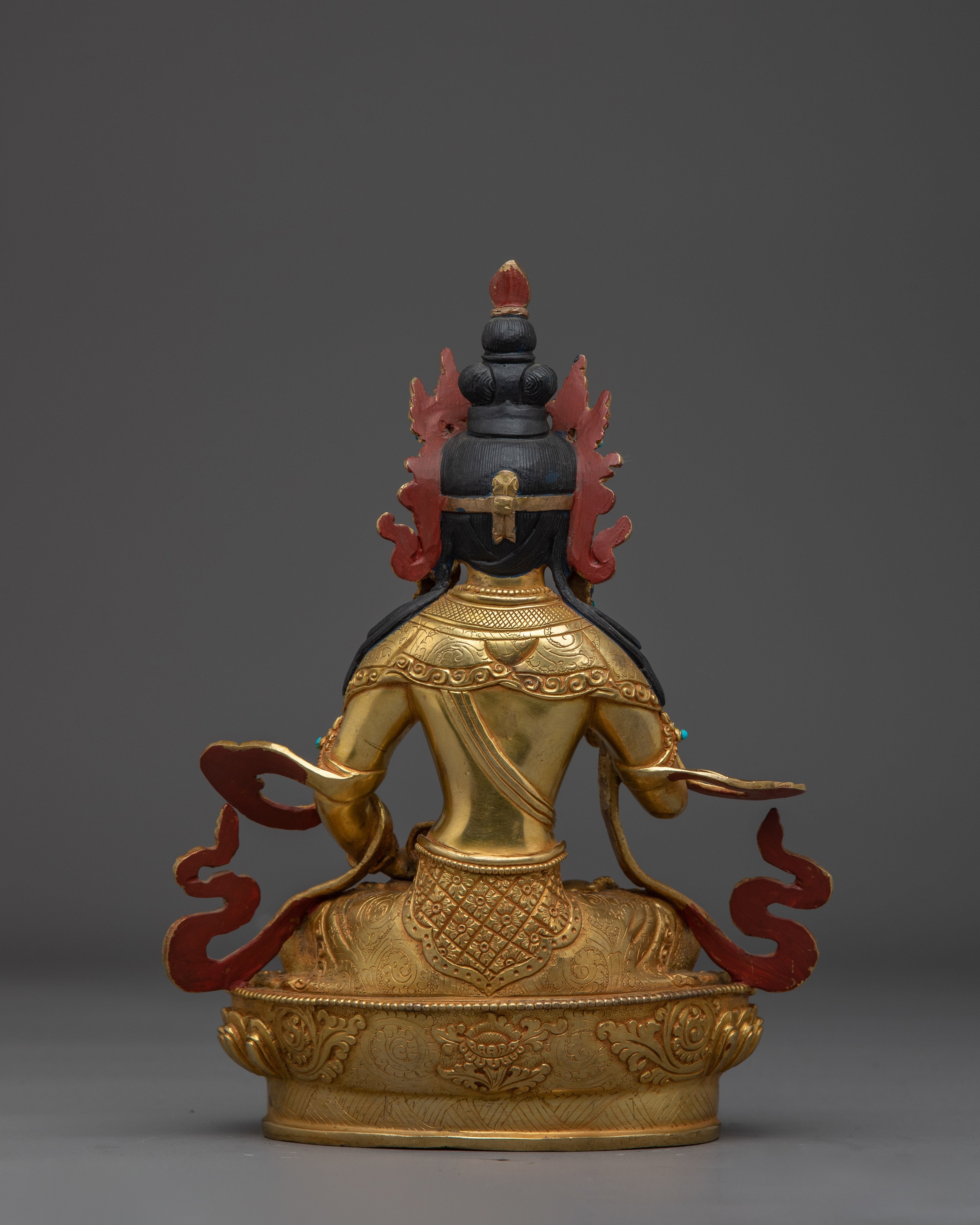 Golden Dorje Sempa Statue | Vajrasattva - Embodiment of Purity