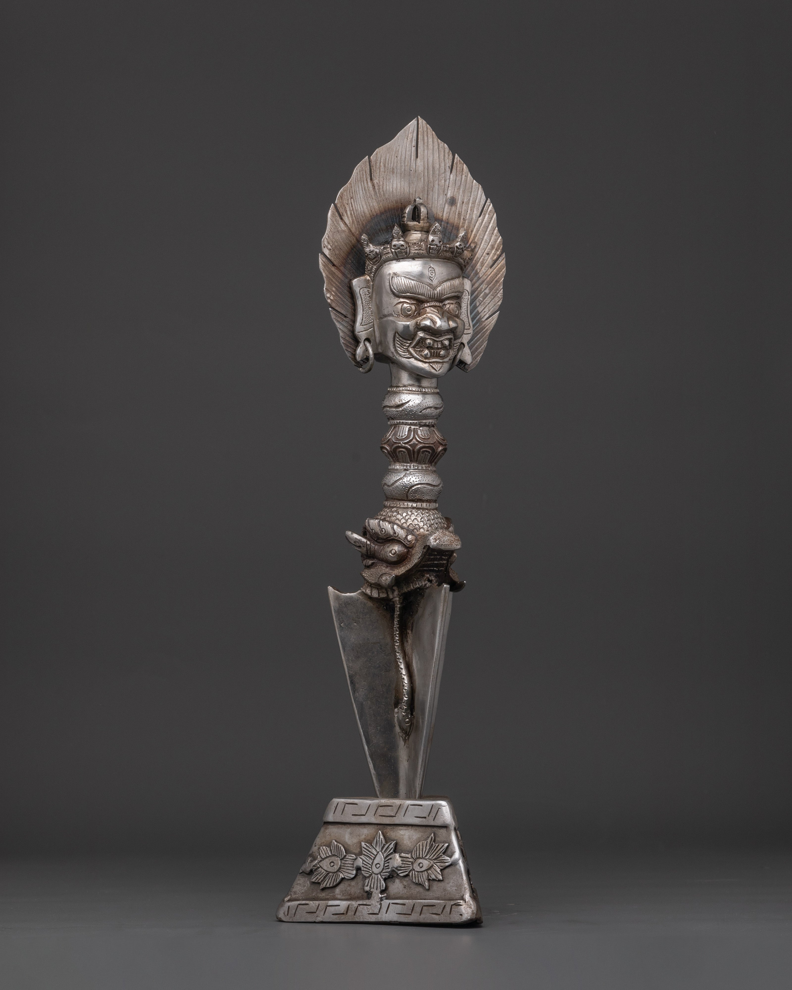 Wrathful Deity Tantric Phurba | Powerful Iron Ritual Dagger