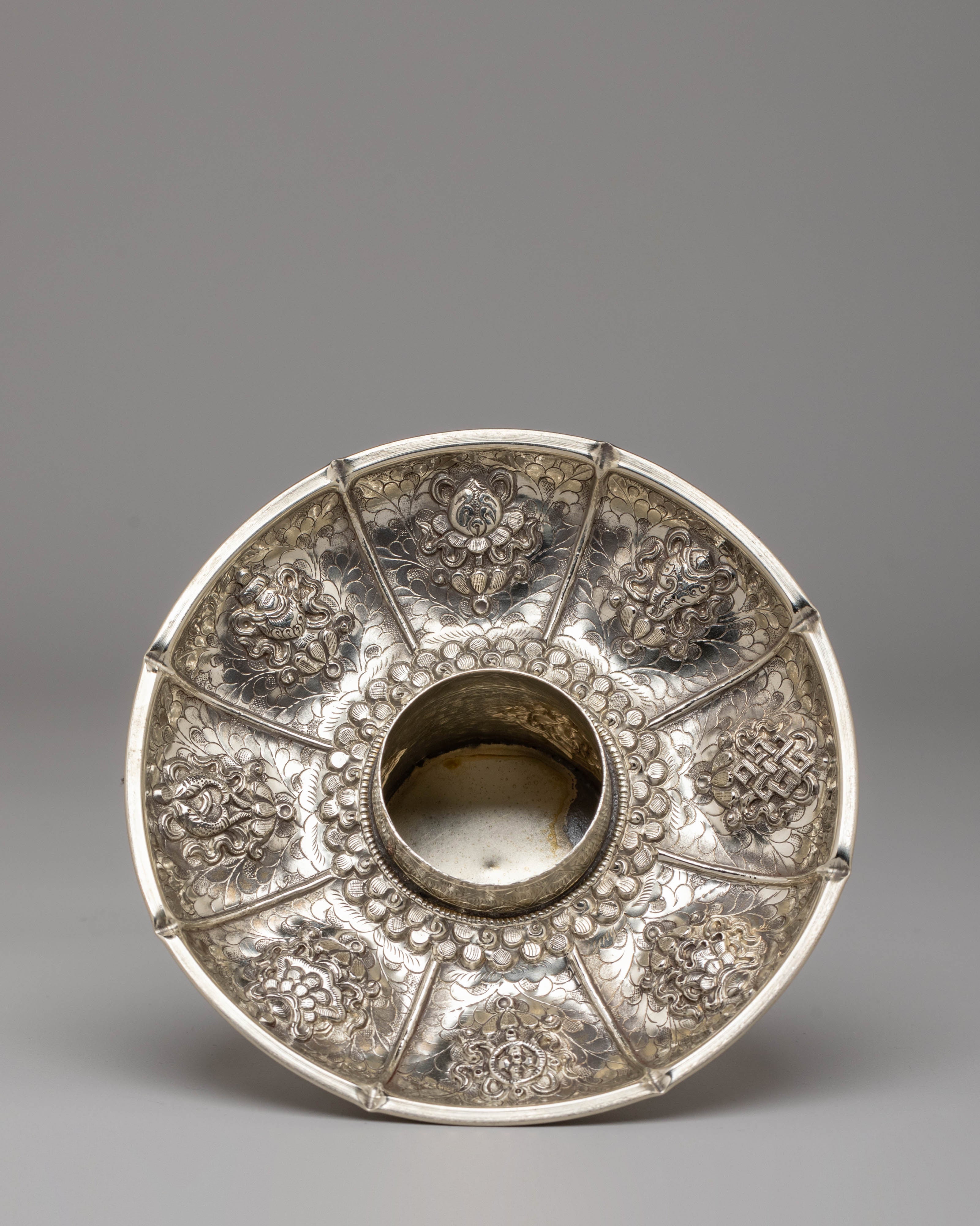 Buddhist Handcrafted Tea Cup Holder | Sacred Decorative Art