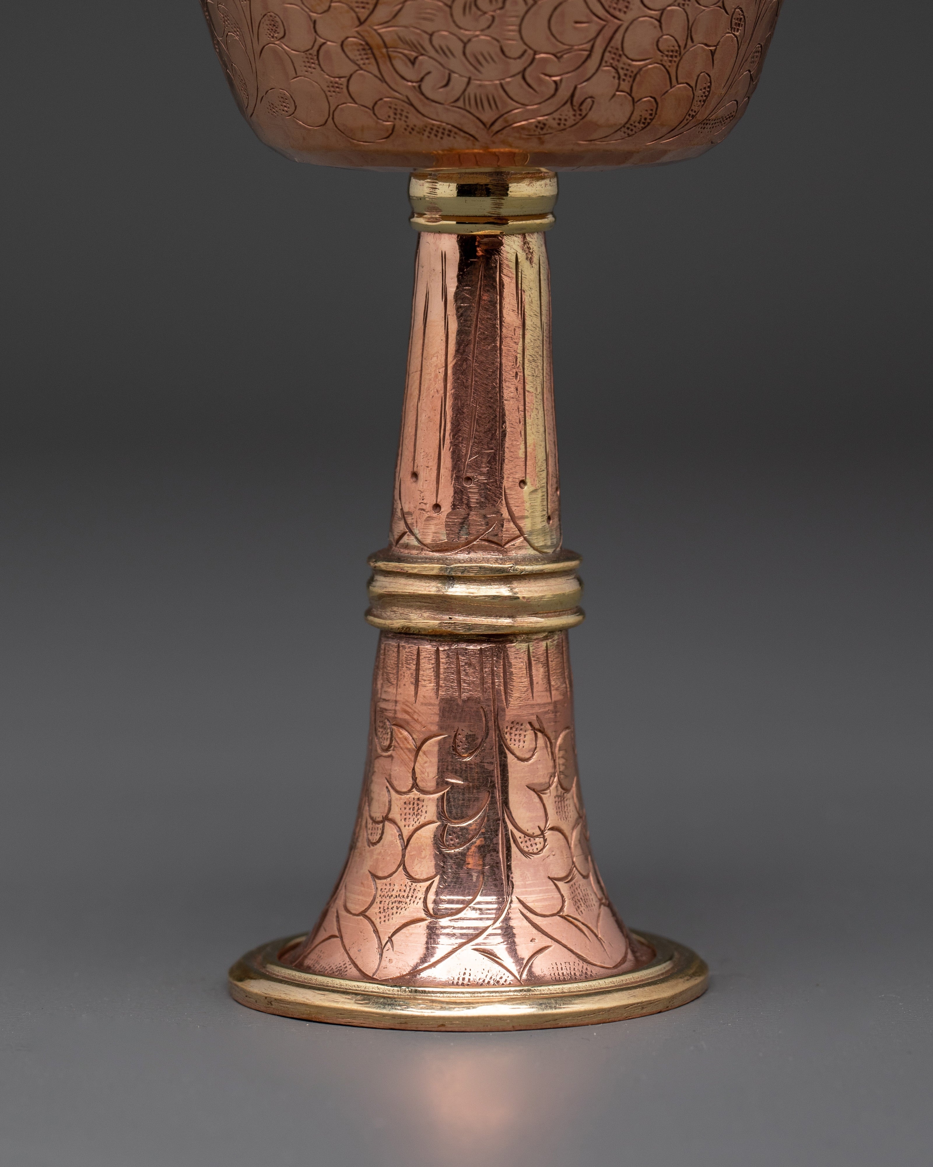 Traditional Serkyem Ritual Set | Brass and Bronze Buddhist Offering Vessel