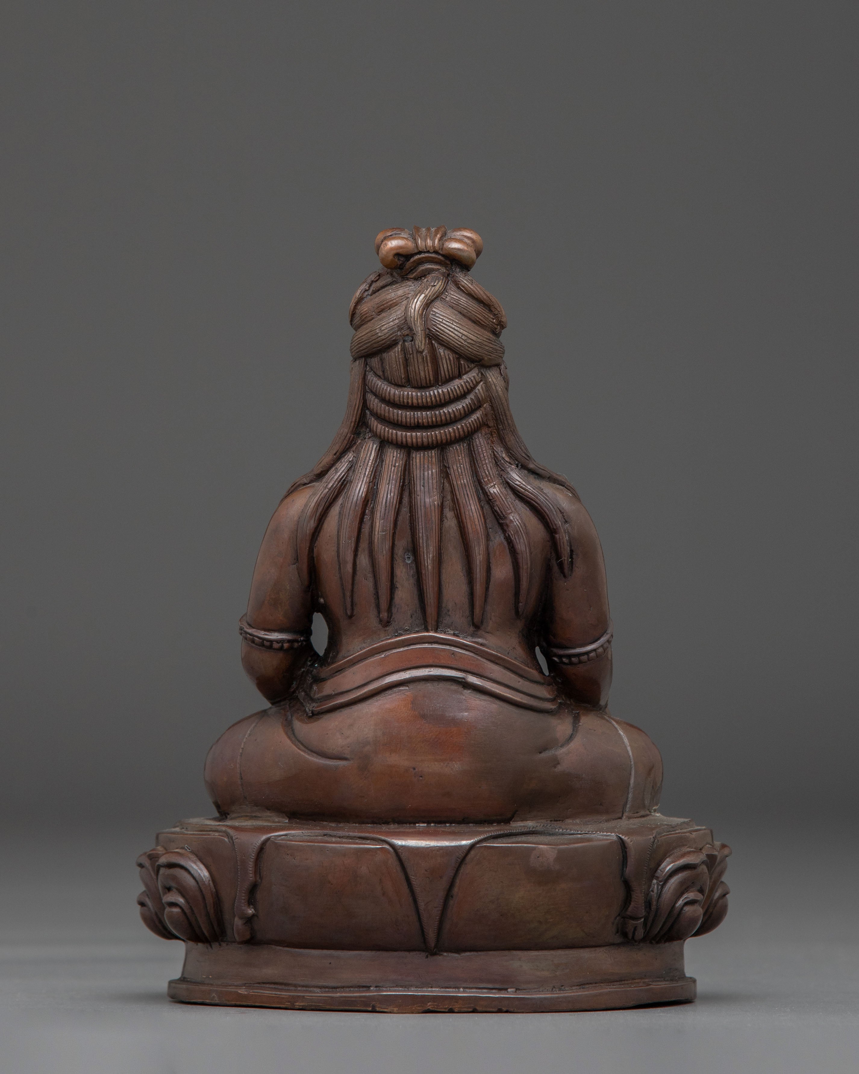 Oxidized Thangtong Gyalpo Figurine | Visionary Tibetan Saint