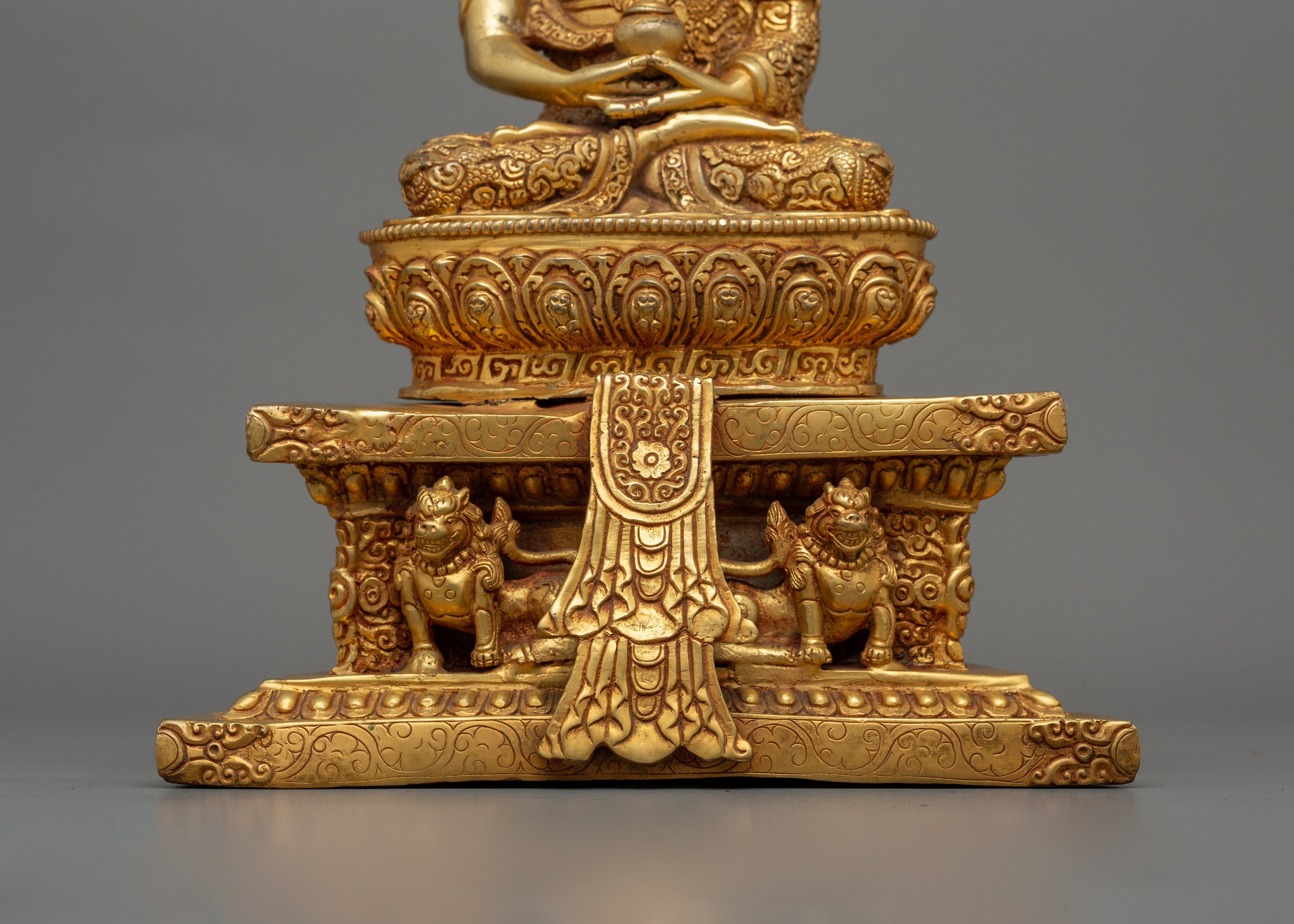 Handmade Enlightenment Buddha Amitabha Statue | Traditional Himalayan Art