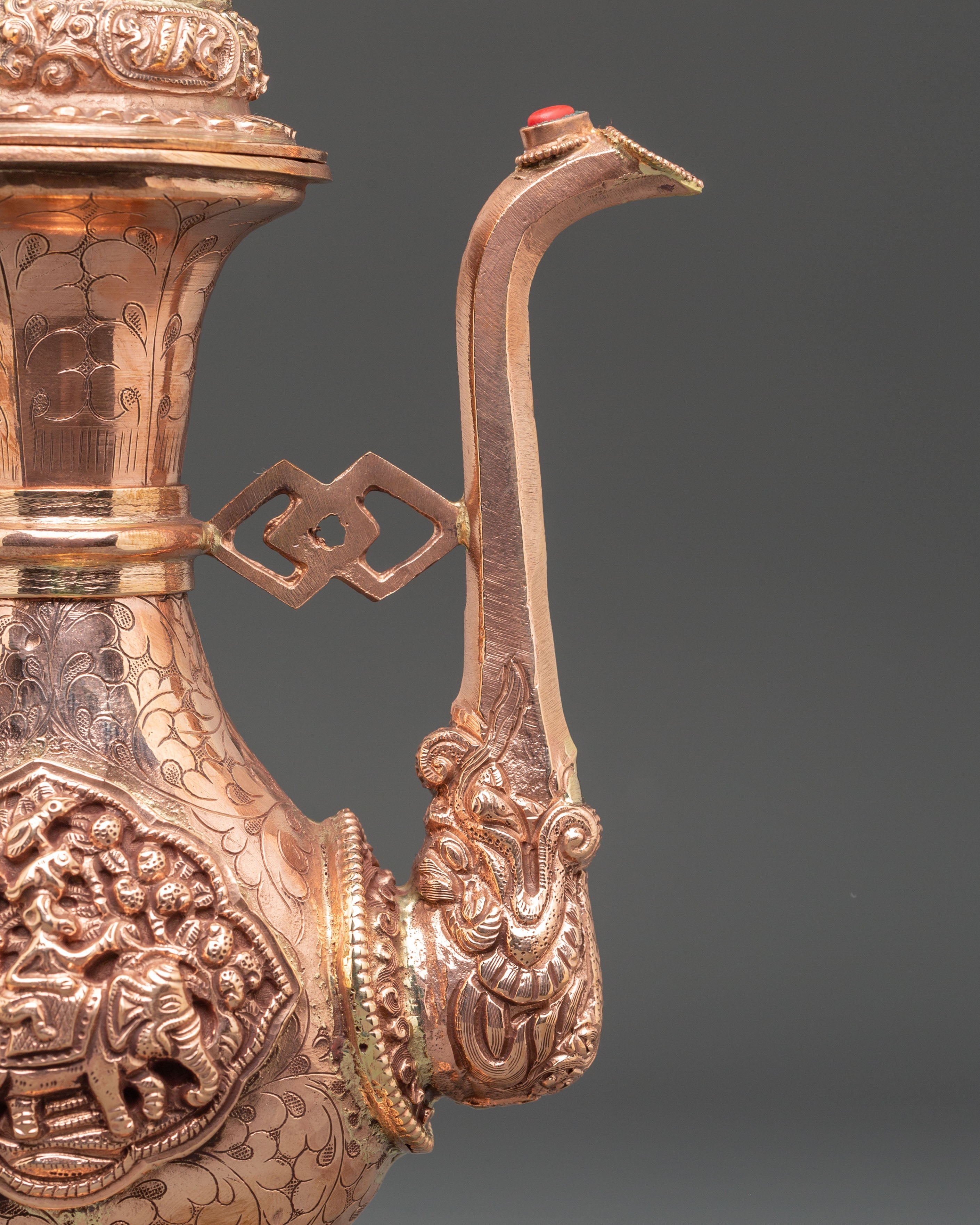 Handmade Copper Bhumba | Tibetan Buddhist Ritual Vase