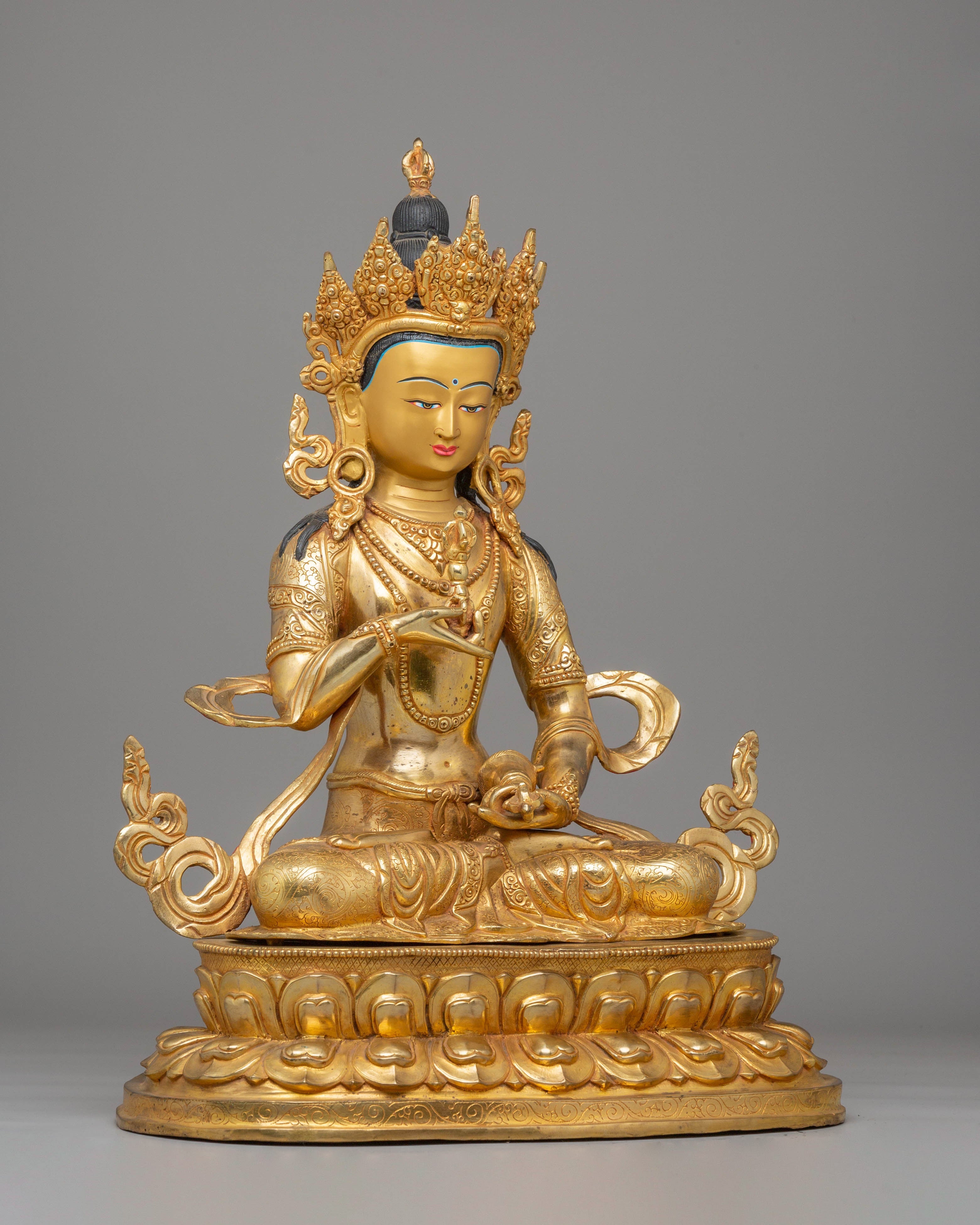 Handcrafted Vajrasattva Statue for Altar | Tibetan Buddhist Artwork