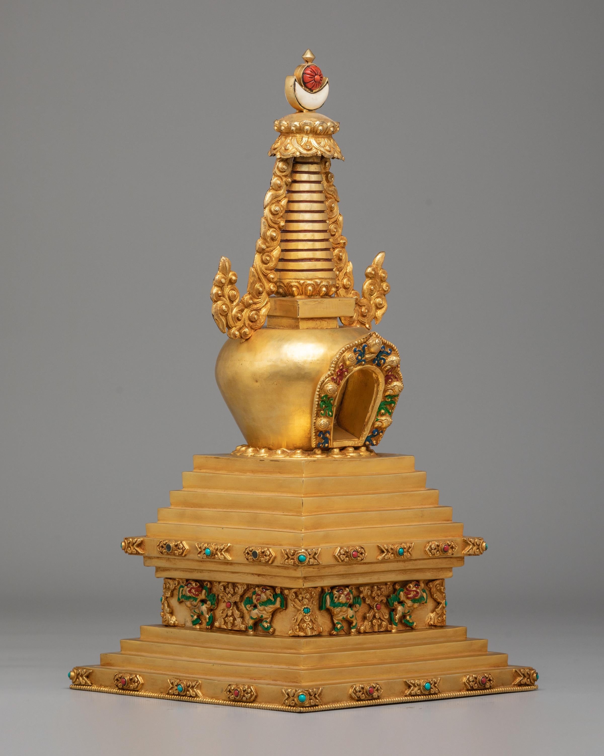 Scared Traditional Stupa | A Sacred Symbol of Enlightenment