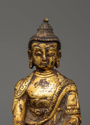 Shakyamuni Buddha Historic Figure | Buddhist Decor for Meditation & Spiritual Altar