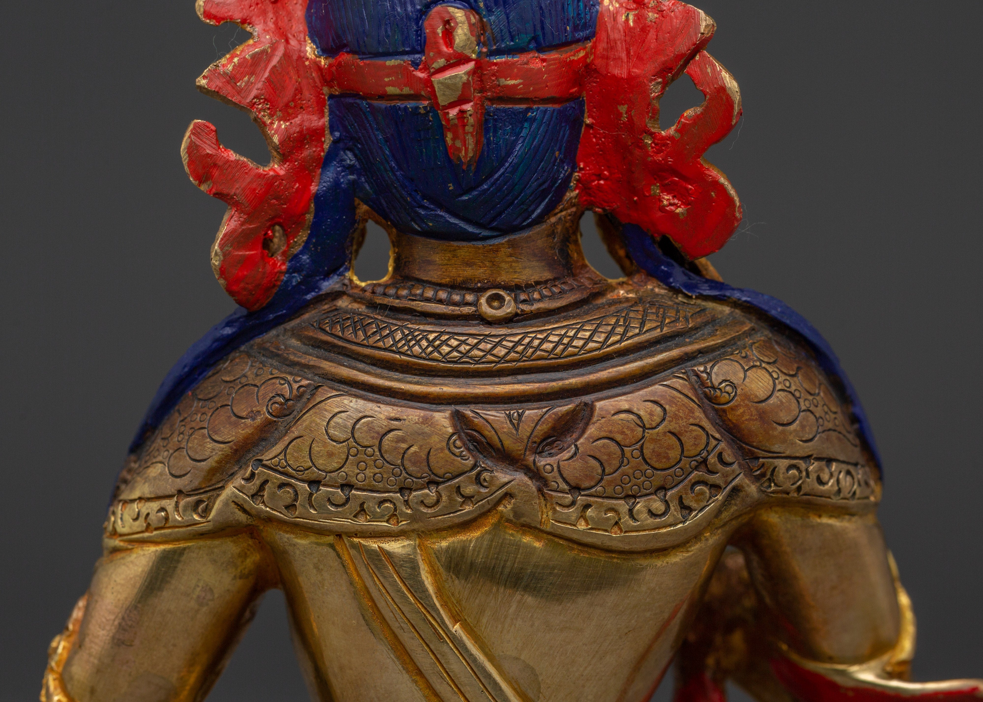 Buddhist Artwork of Vajrasattva - Deity for Purification and Spiritual Practice