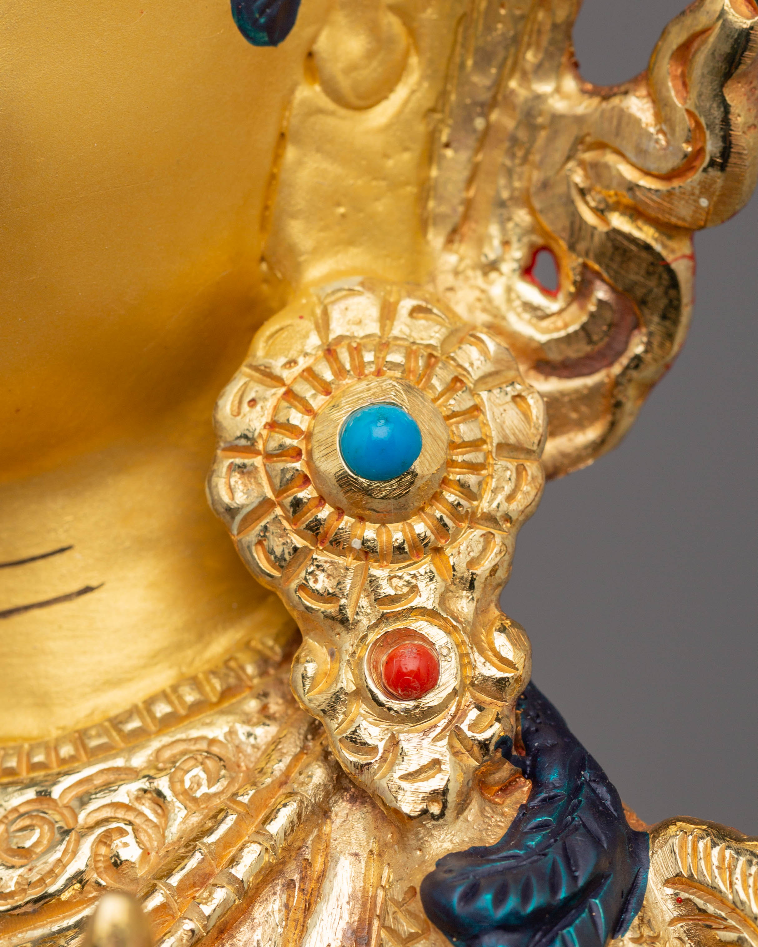 Handcrafted White Tara Copper Statue | Traditional Himalayan Artwork