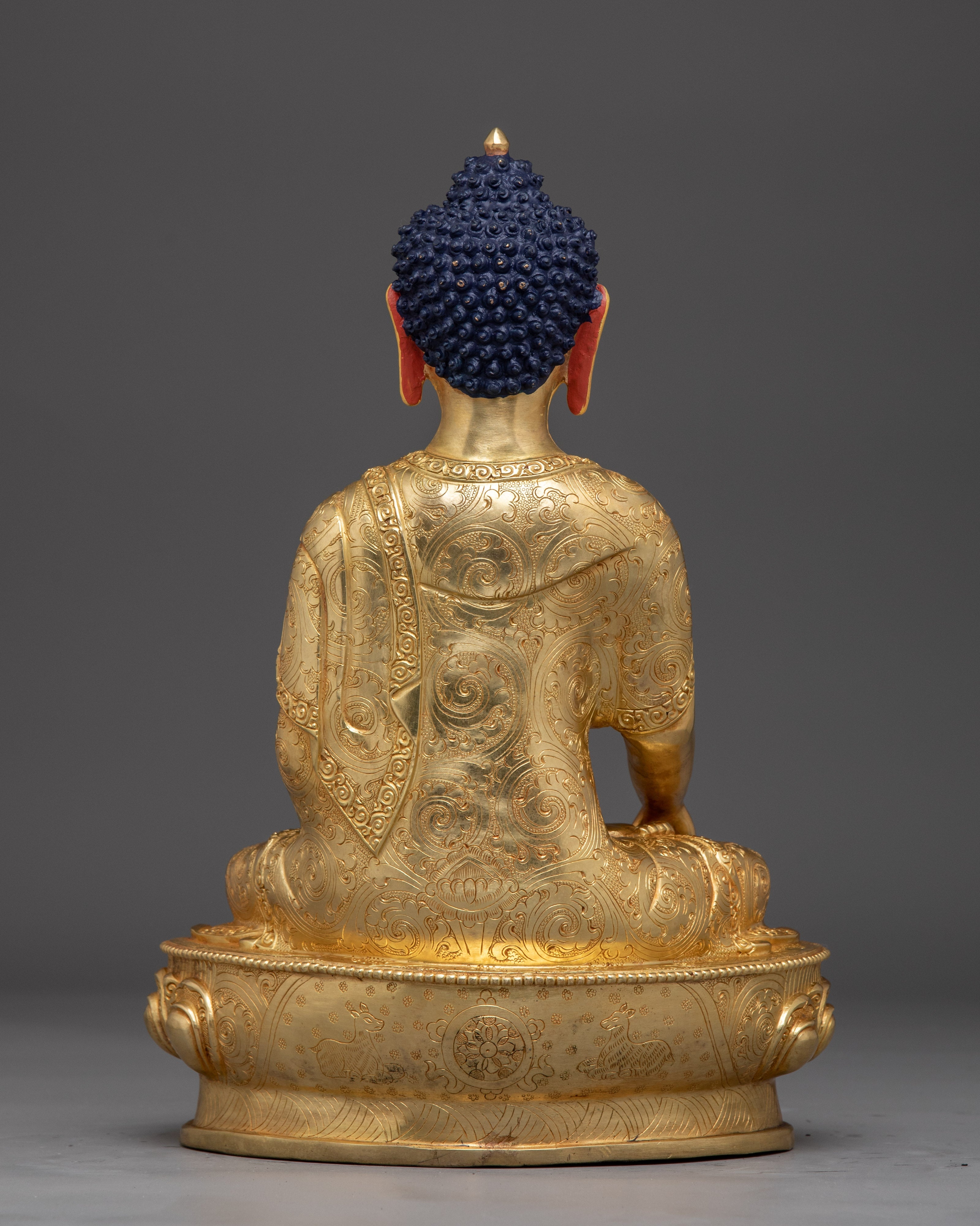 Handcrafted Tibetan Sculpture of Shakyamuni | Historical Buddha