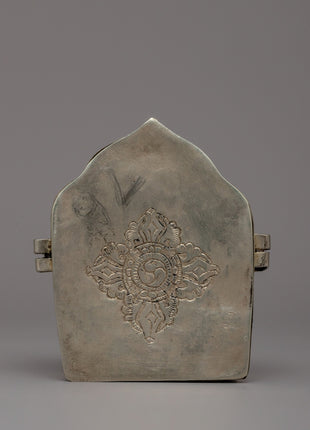 Buddhist Tibetan Prayer Box | Authentic Ghau for Rituals, Meditation, and Protection