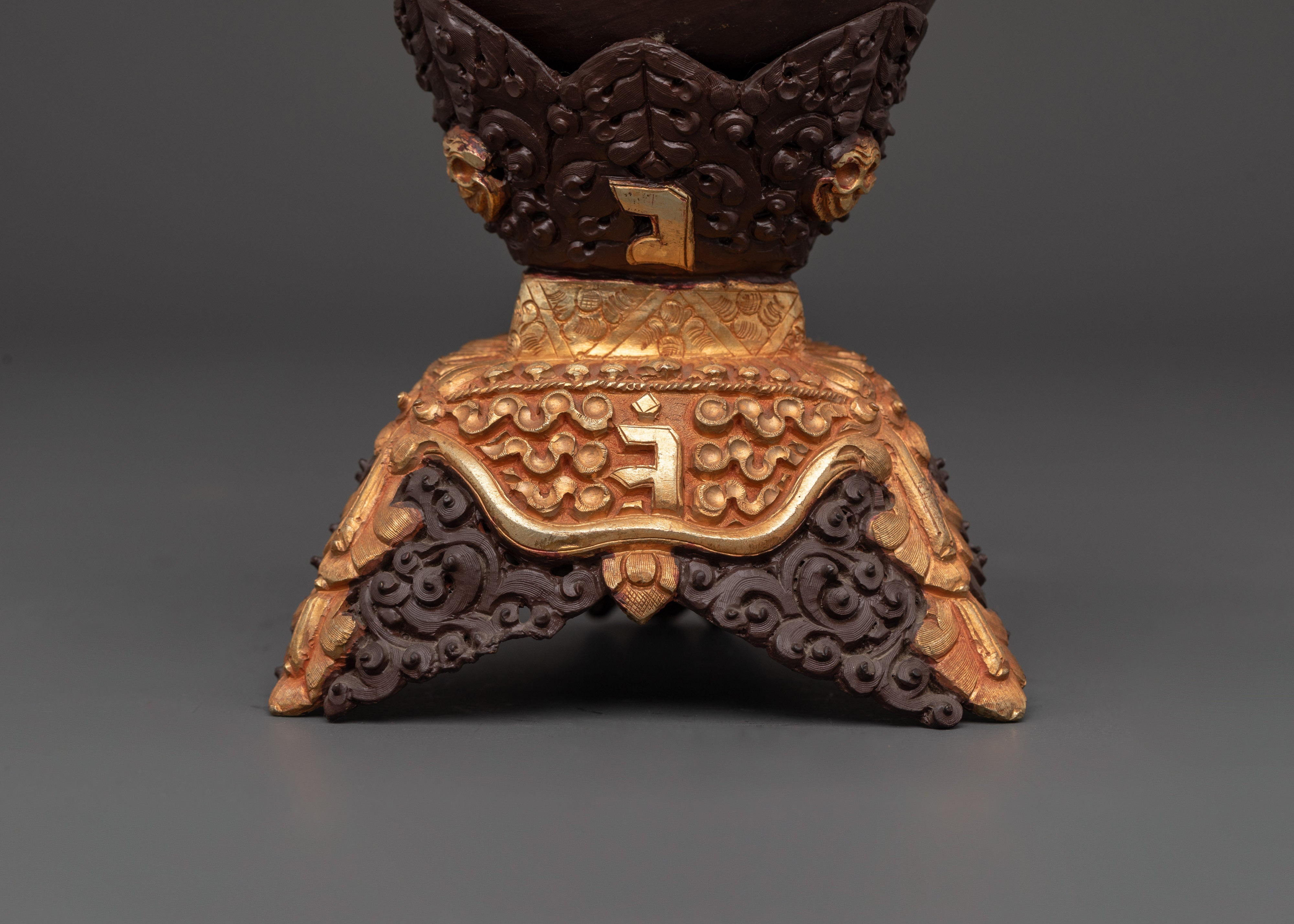 Copper Kapala Offering Set | For Tantric Ceremonies & Tibetan Buddhist Offerings