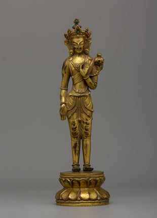 Mongolian Antique Lokeshwor Statue