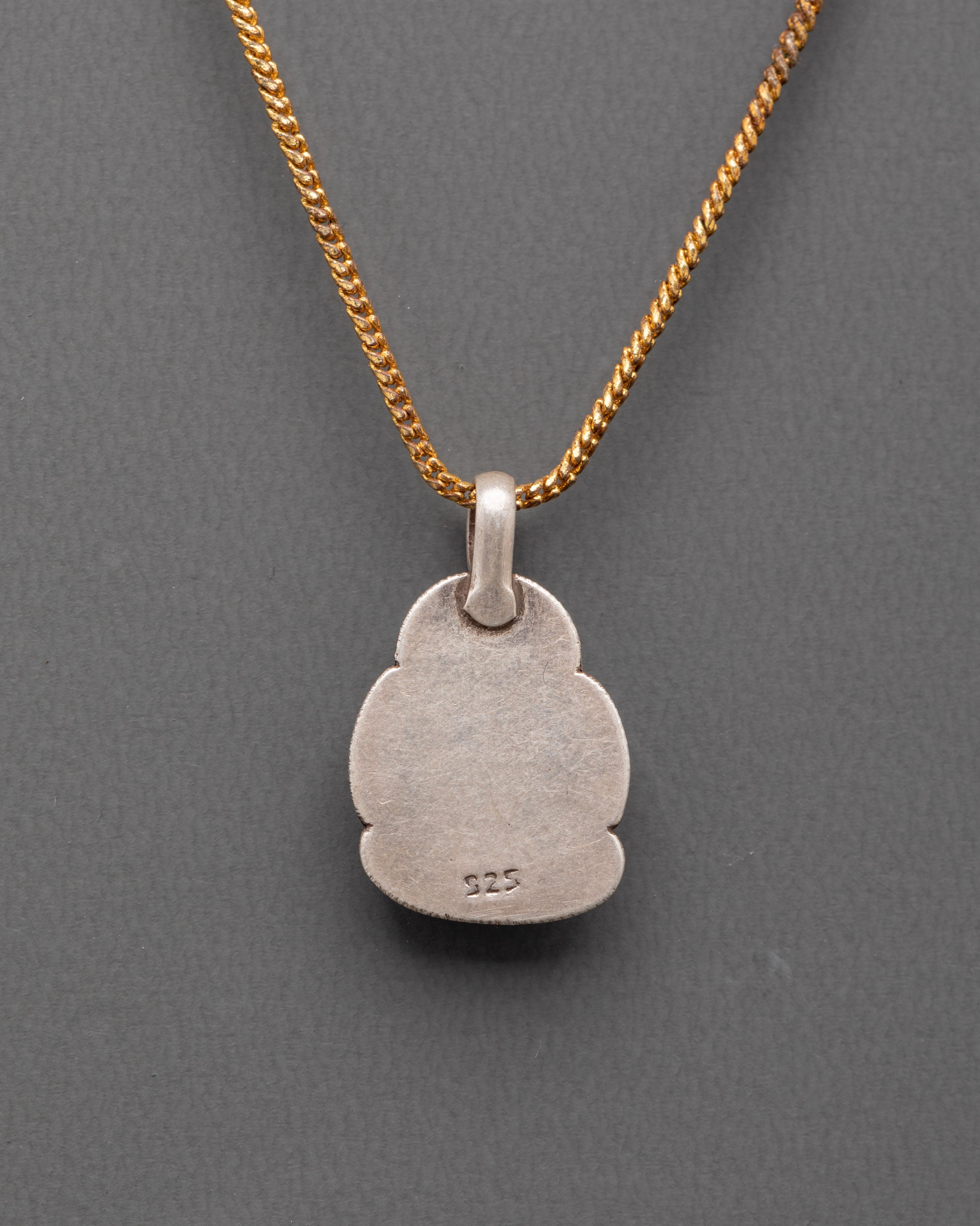 Amitabha Buddha  Spiritual Locket | Sterling Silver Sacred Pendant