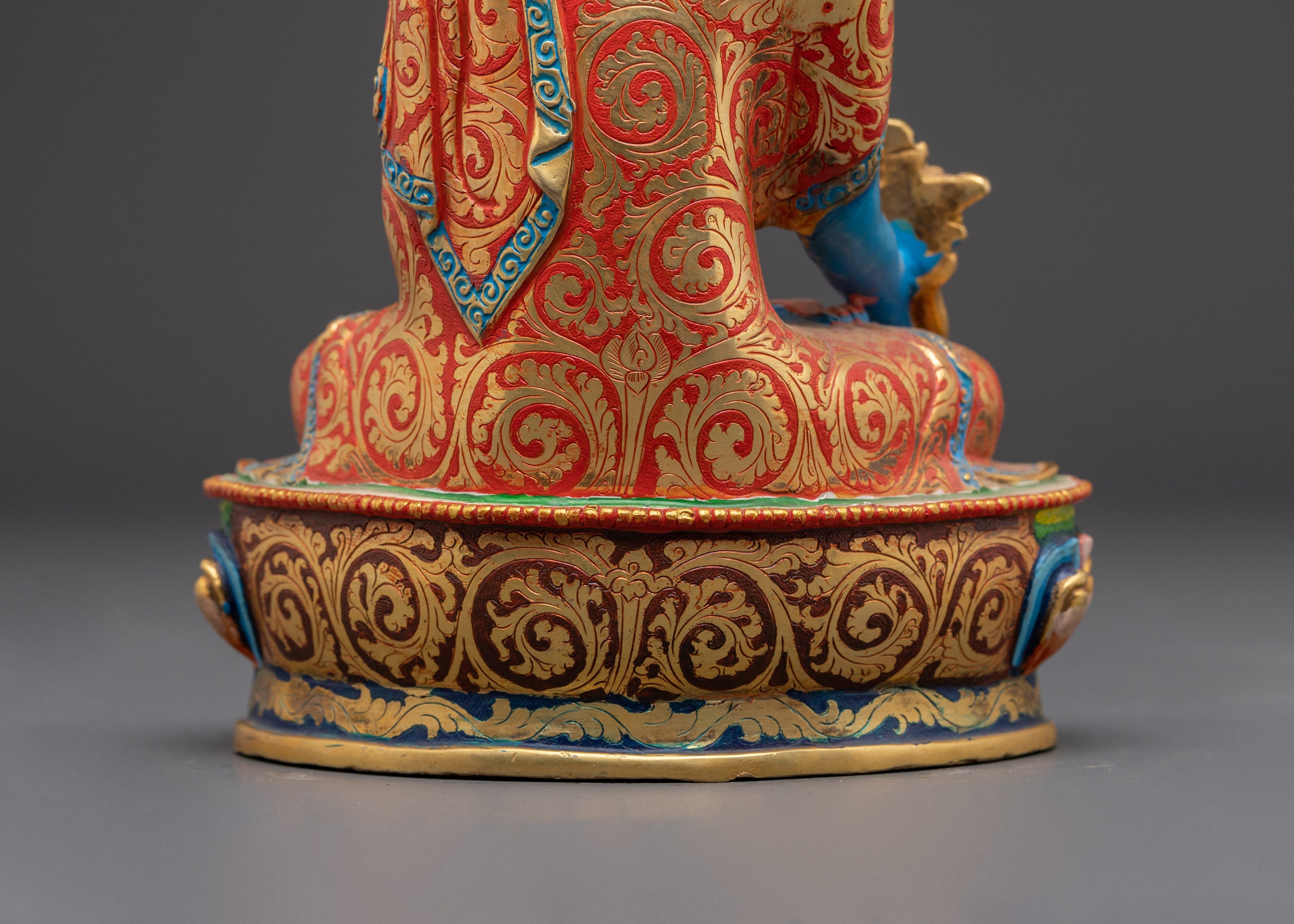 Handcrafted Medicine Buddha Sculpture | Tibetan Healing Statue