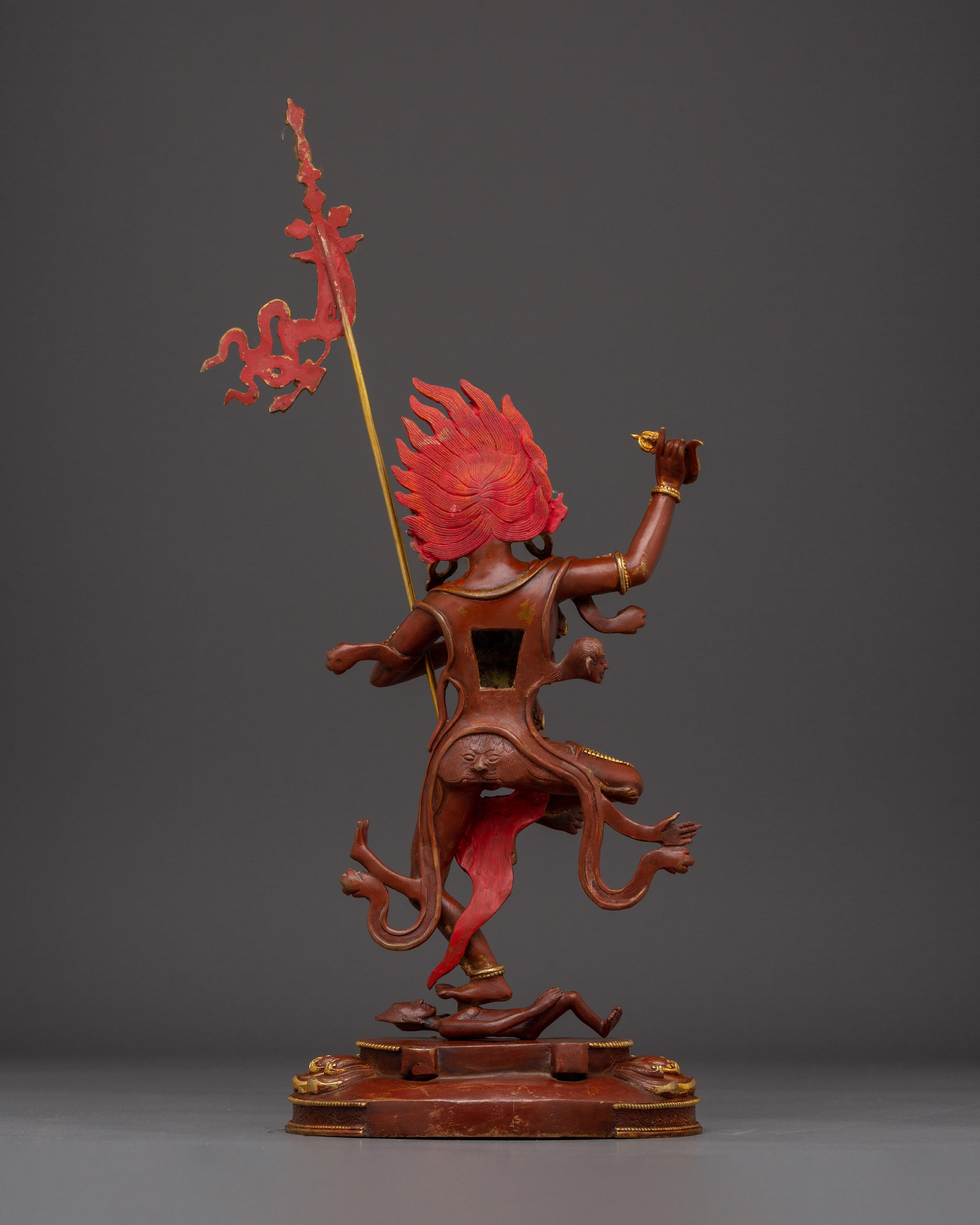 Red Dorje Phagmo Statue | Tibetan Buddhist Dakini Artwork