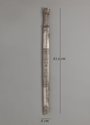 Bhutanese Style Silver Sword | Ritual Sword