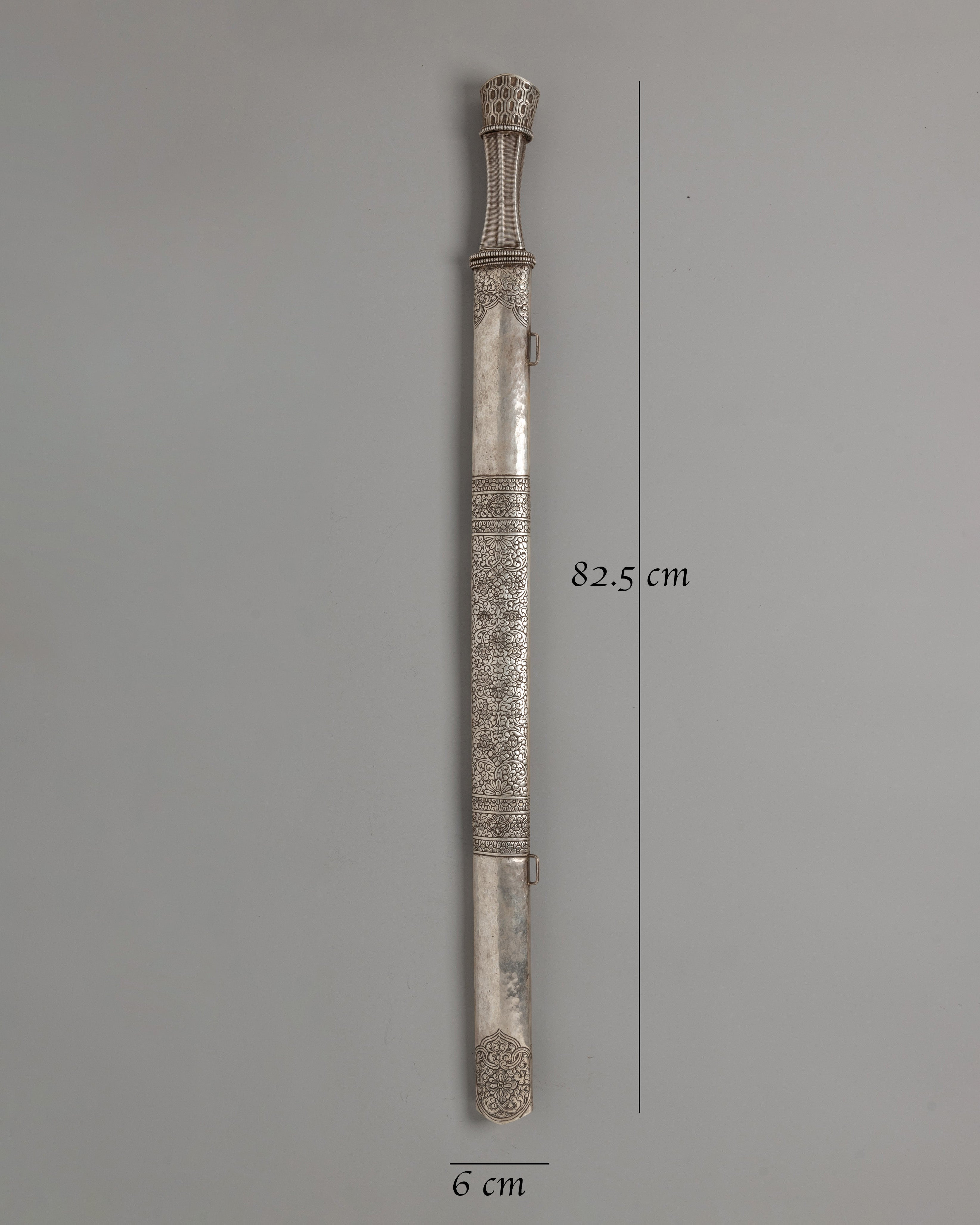 Bhutanese Style Silver Sword | Ritual Sword