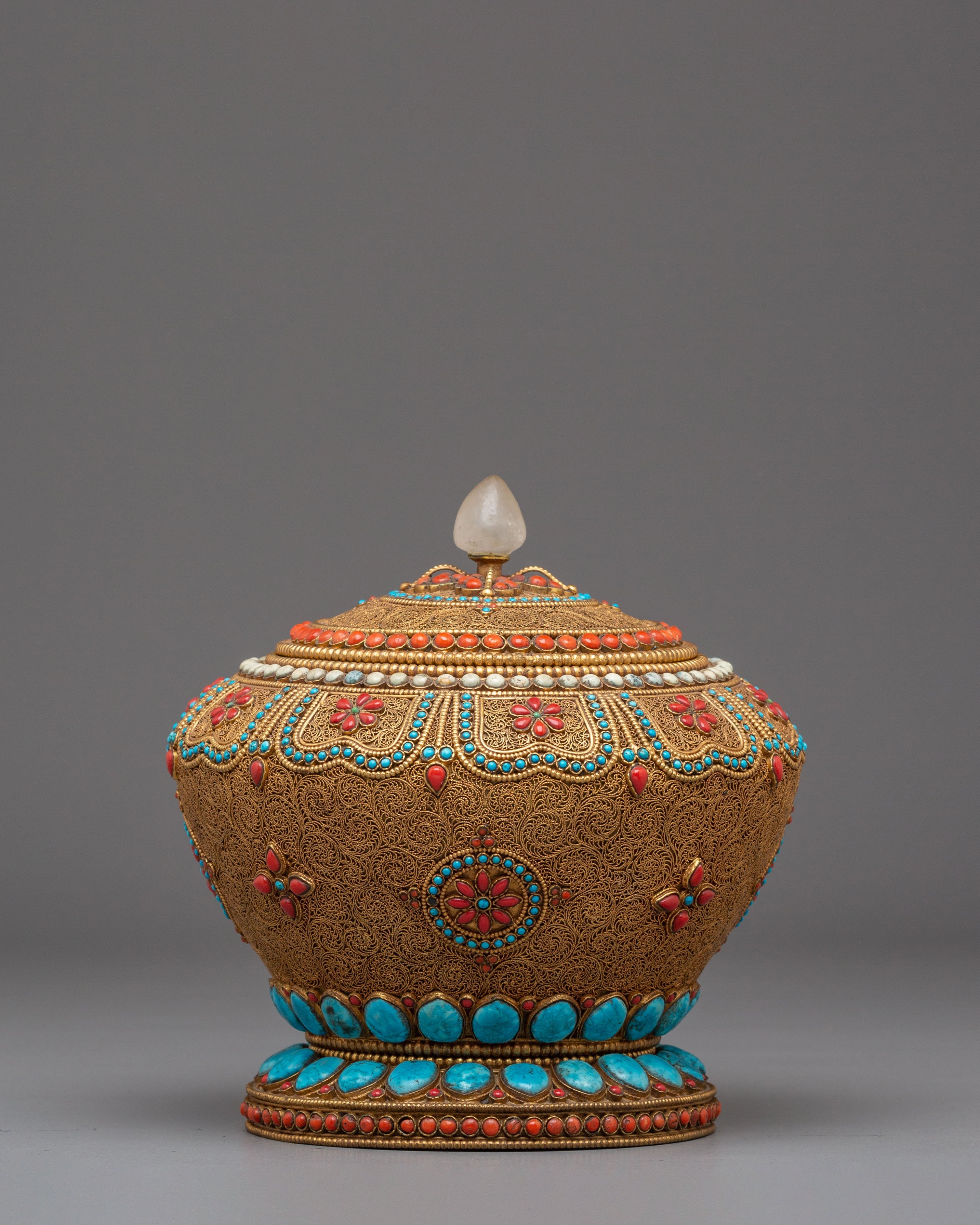 Tibetan Offering Rice Pot