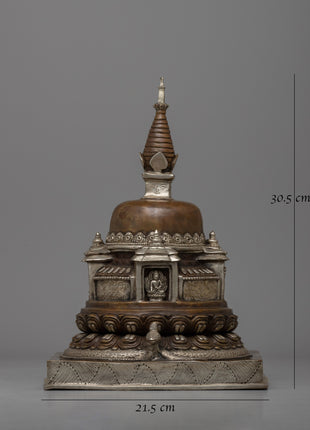 Sacred Traditional Newari Style Stupa | Symbol of Devotion and Inner Peace