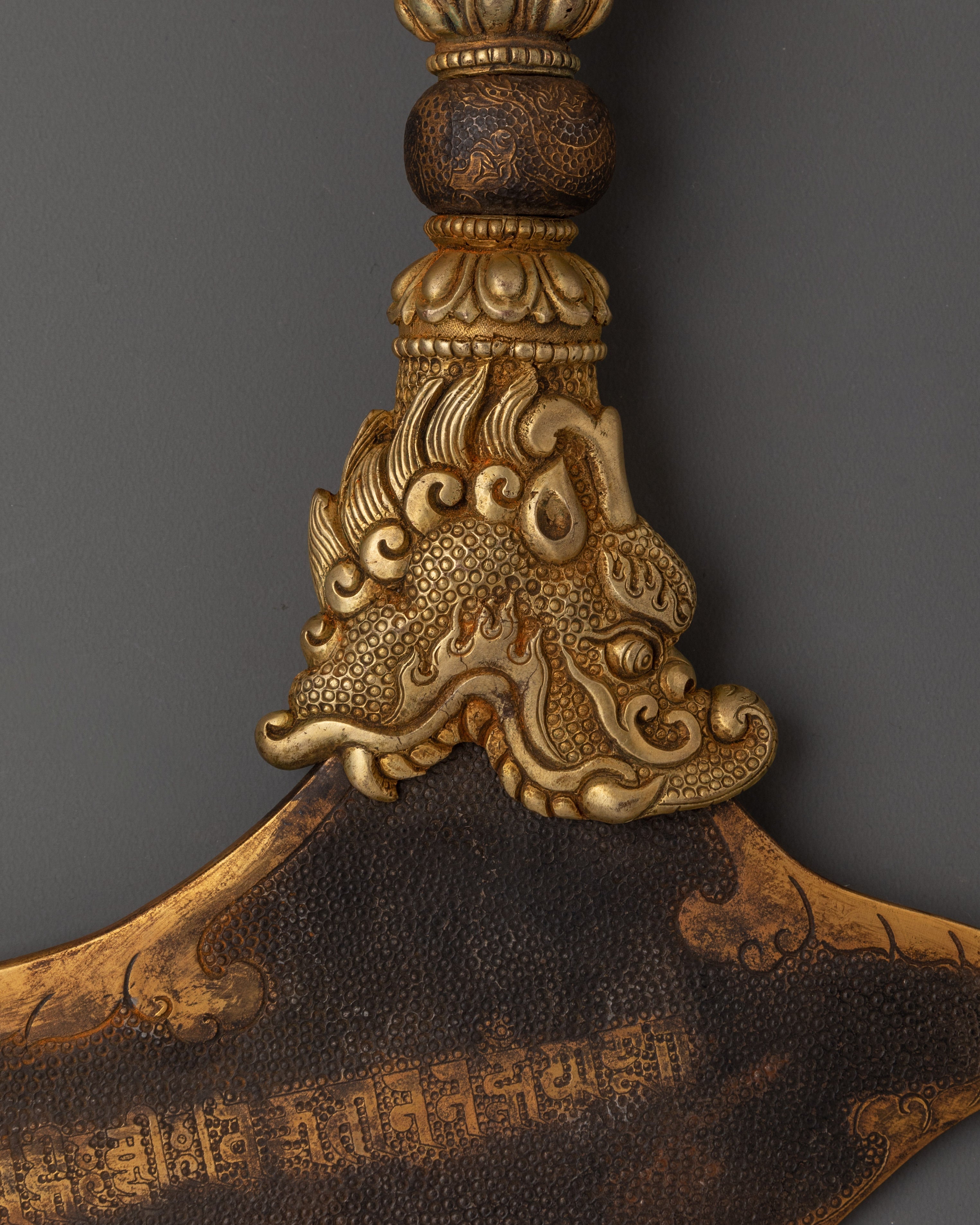 Traditional Iron Kartika Knife | For Buddhist Puja