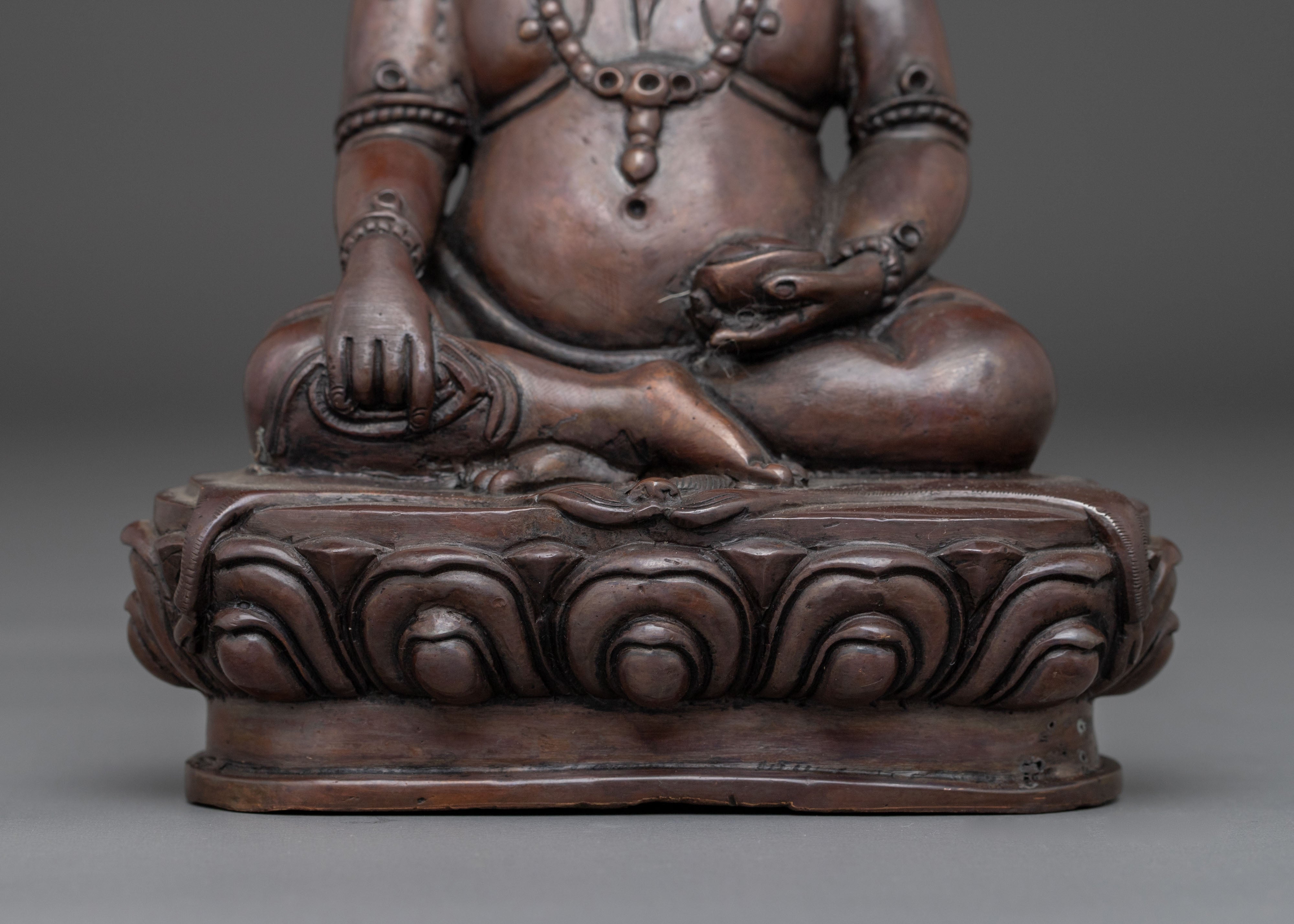 Oxidized Thangtong Gyalpo Figurine | Visionary Tibetan Saint