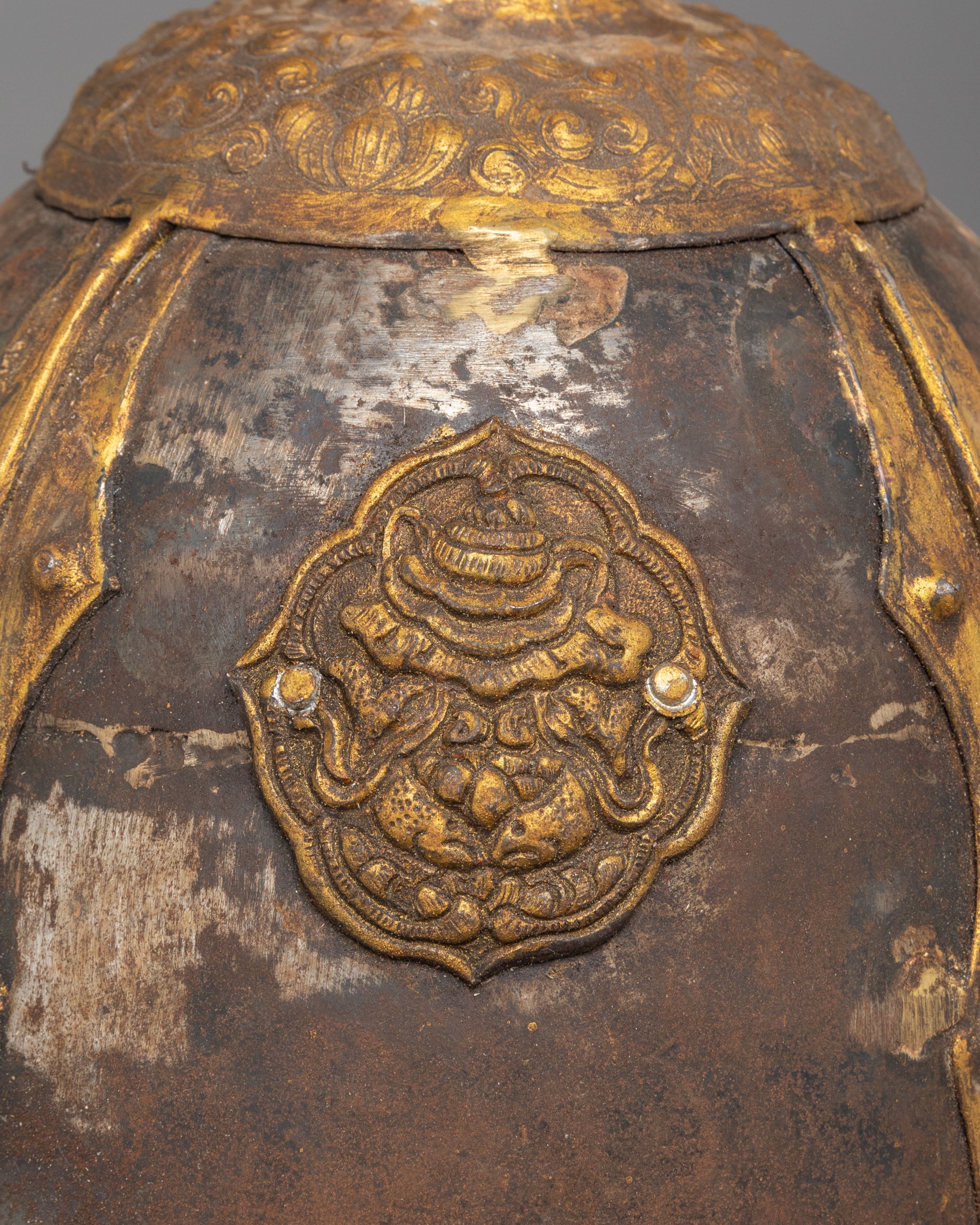 Handcrafted Spiritual Ceremonial Crown | Tibetan Buddhist Ritual Headpiece