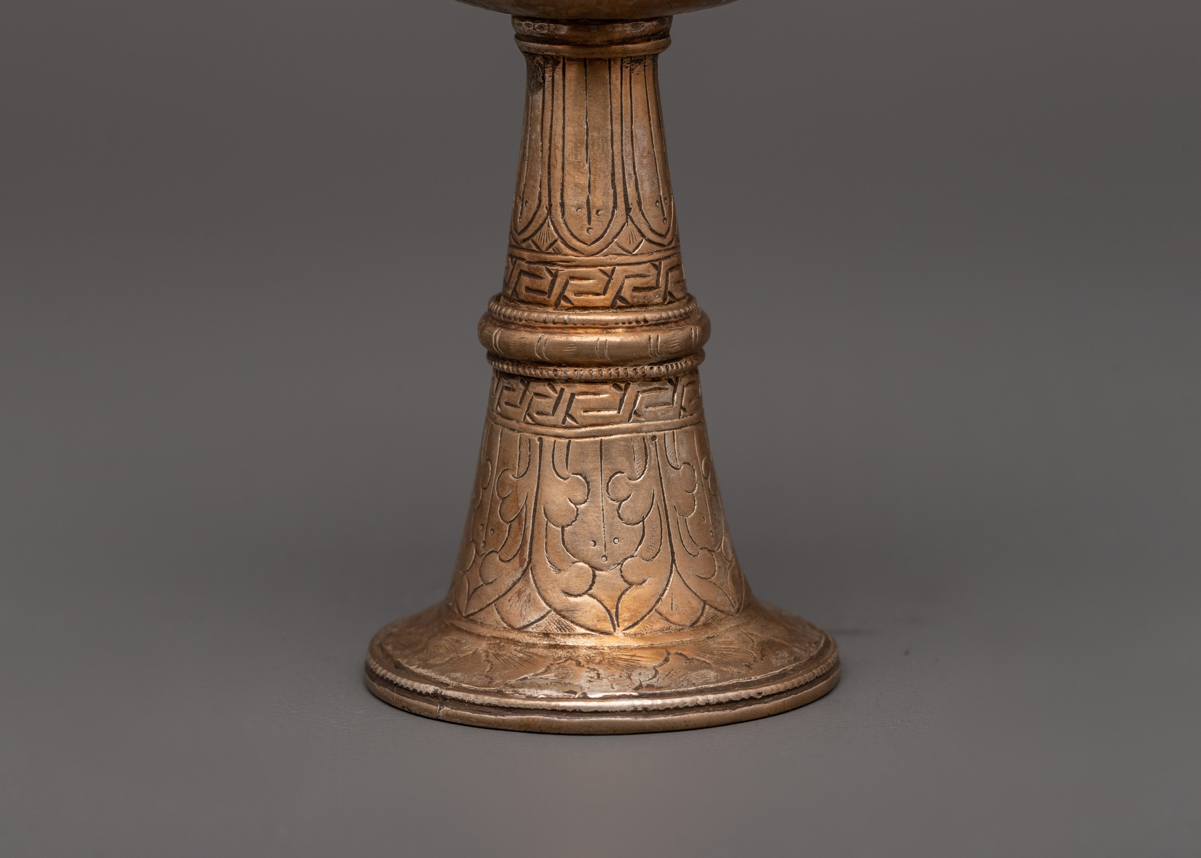 Silver Antique Serkyem Set | Offerings to Dharma Protectors