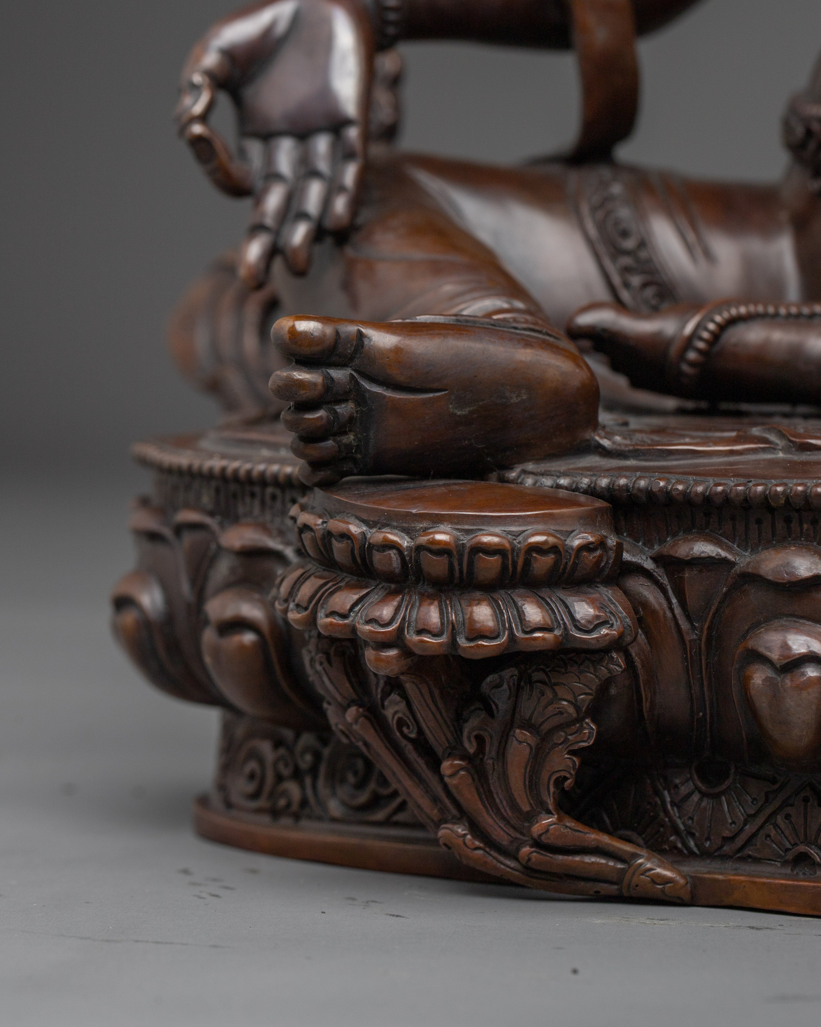 Tibetan Green Tara Artwork | Female Buddha