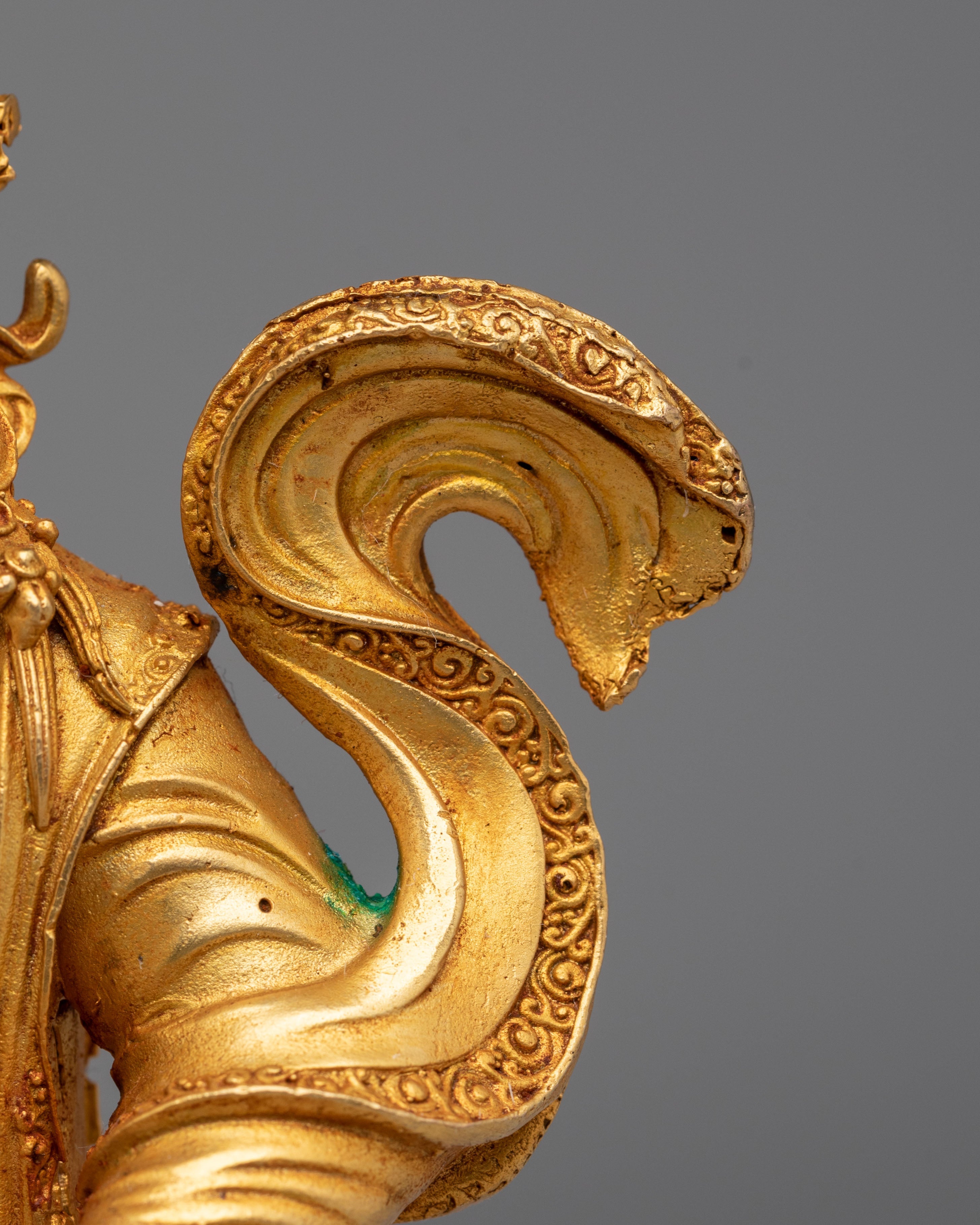 Handcrafted Standing Guru Rinpoche Statue | Spiritual Decor