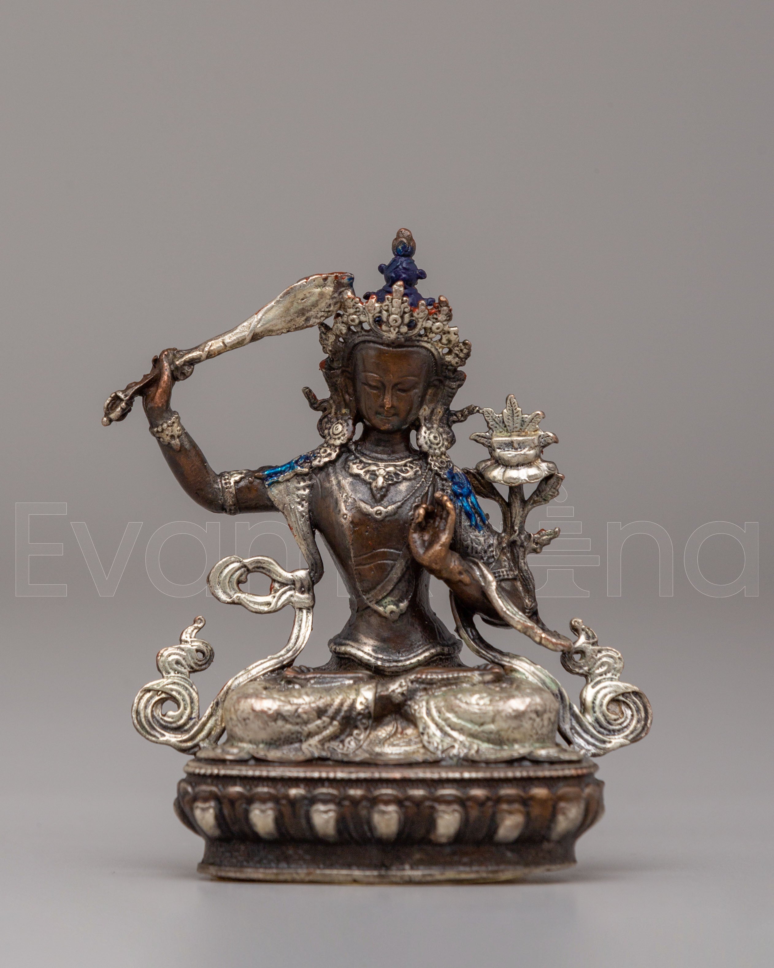 Traditional Manjushri Meditation Statue