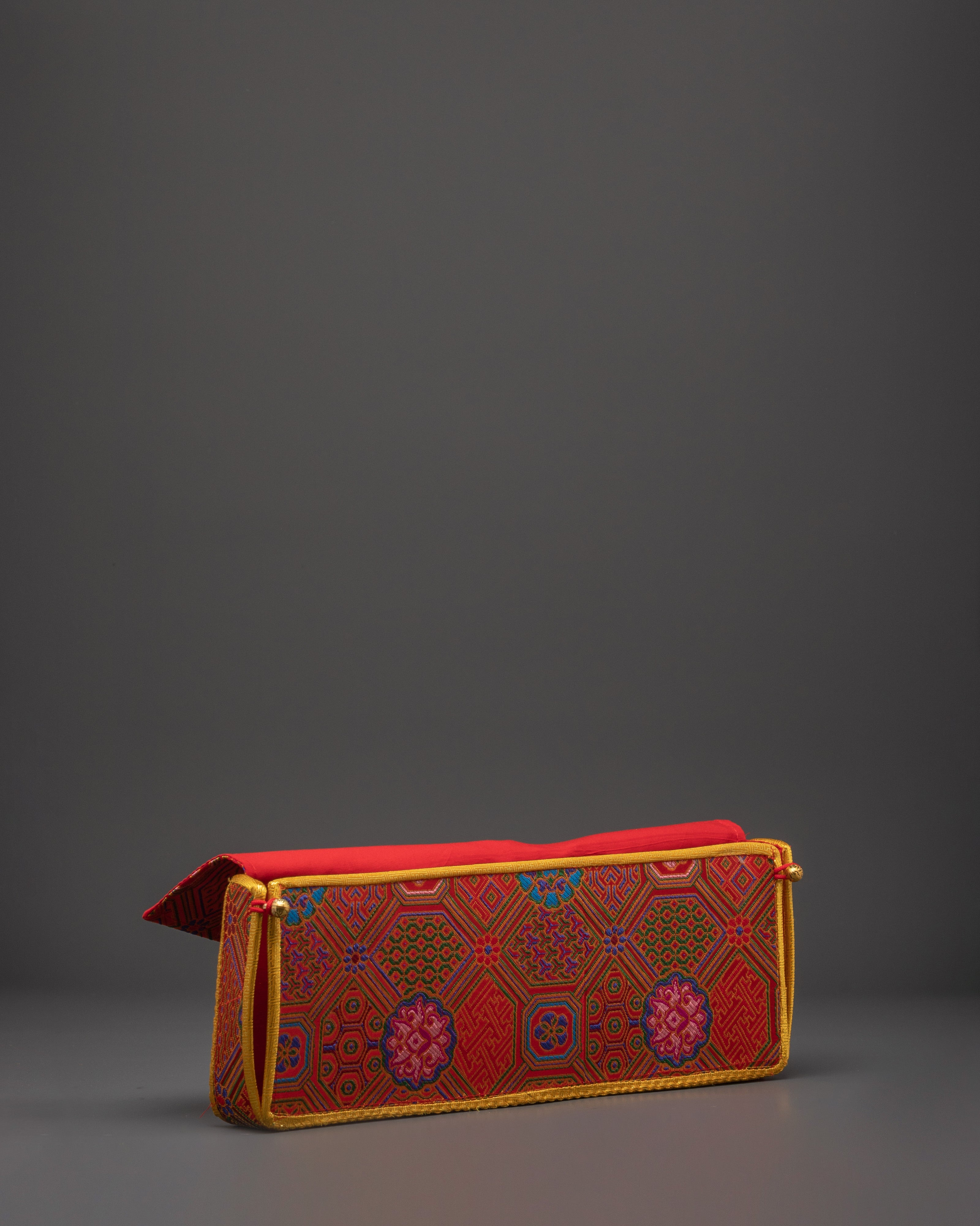 Sacred Buddhist Book Cover | Silk Cover for Buddhist Texts & Sutras