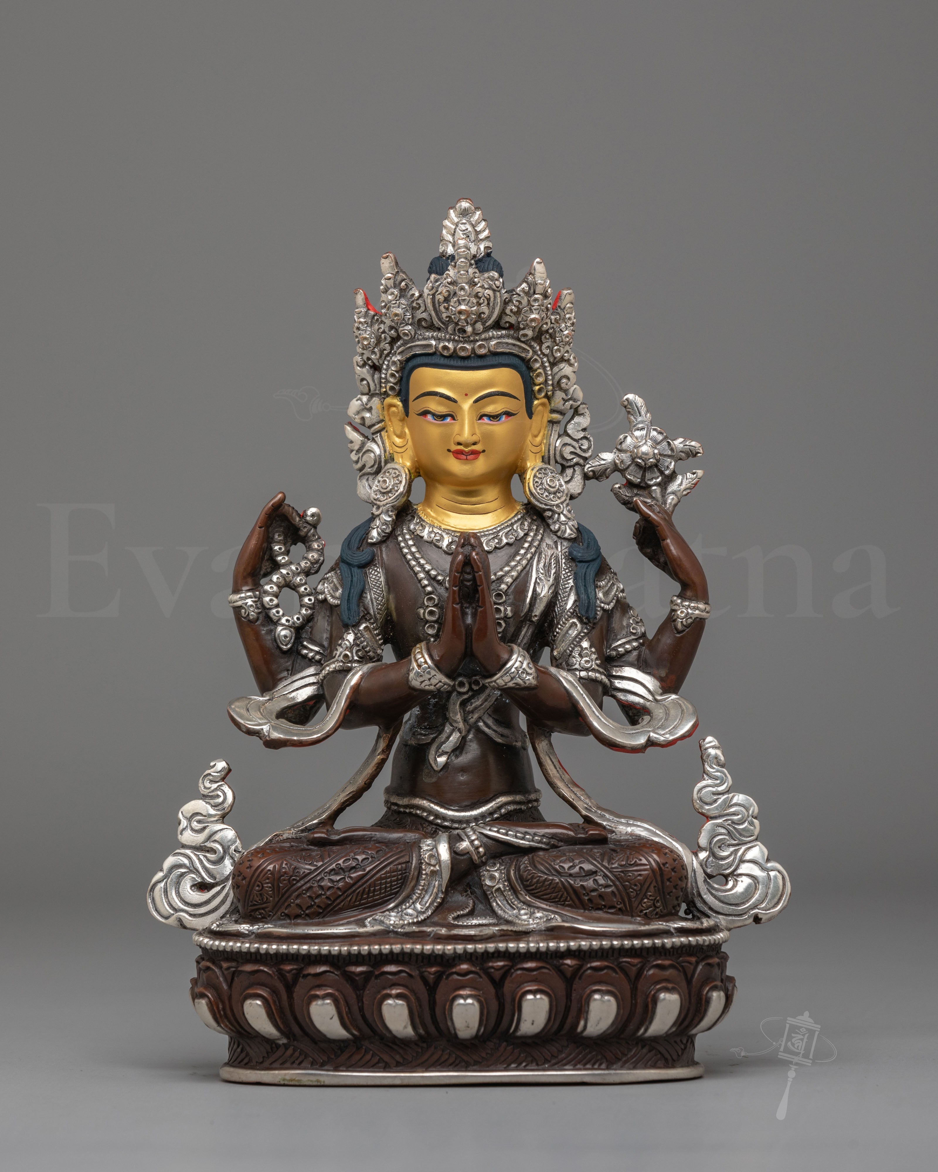 Tibetan Chenrezig Figurine