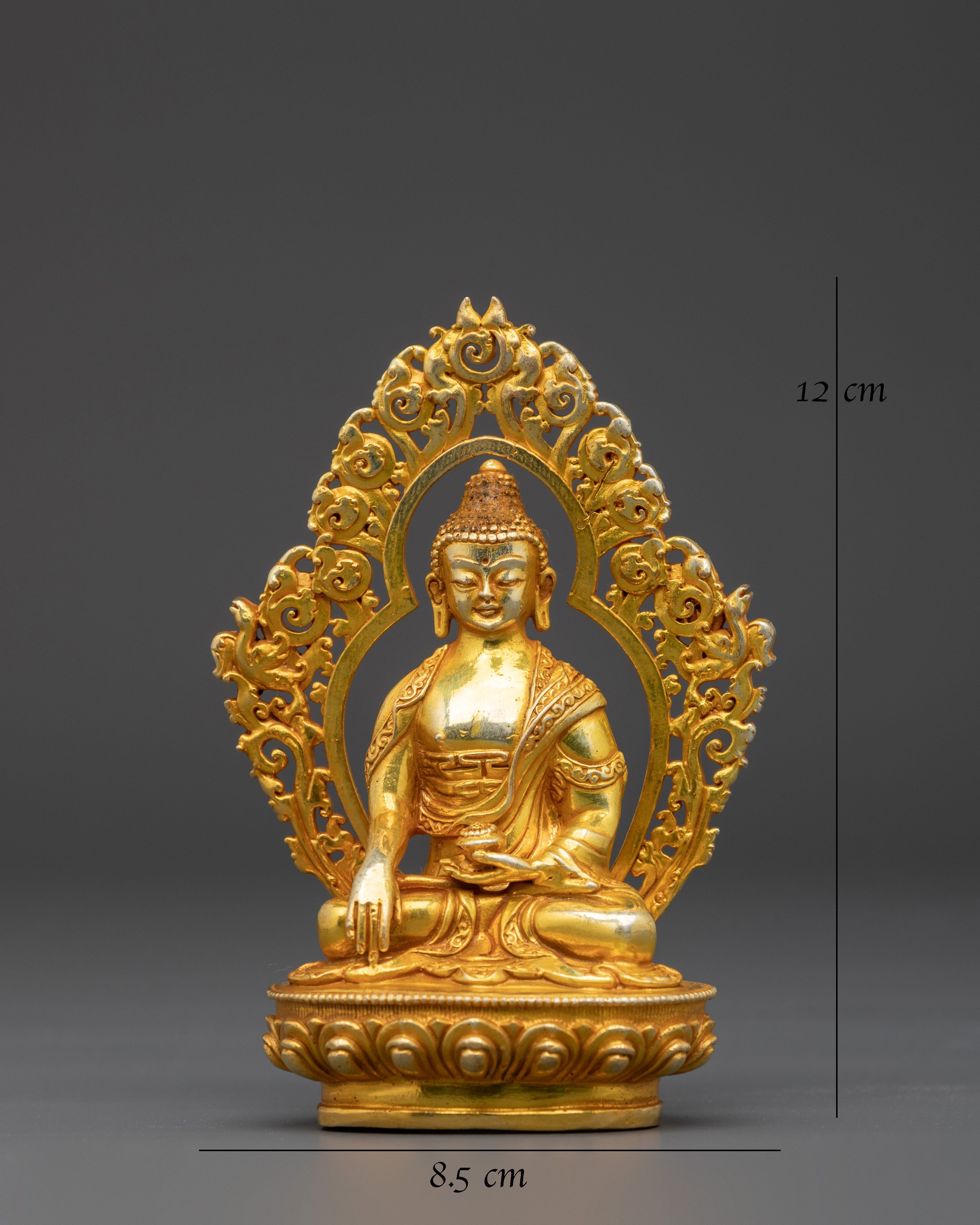 Shakyamuni Buddha Spiritual Copper Statue | Historical Buddha Figurine