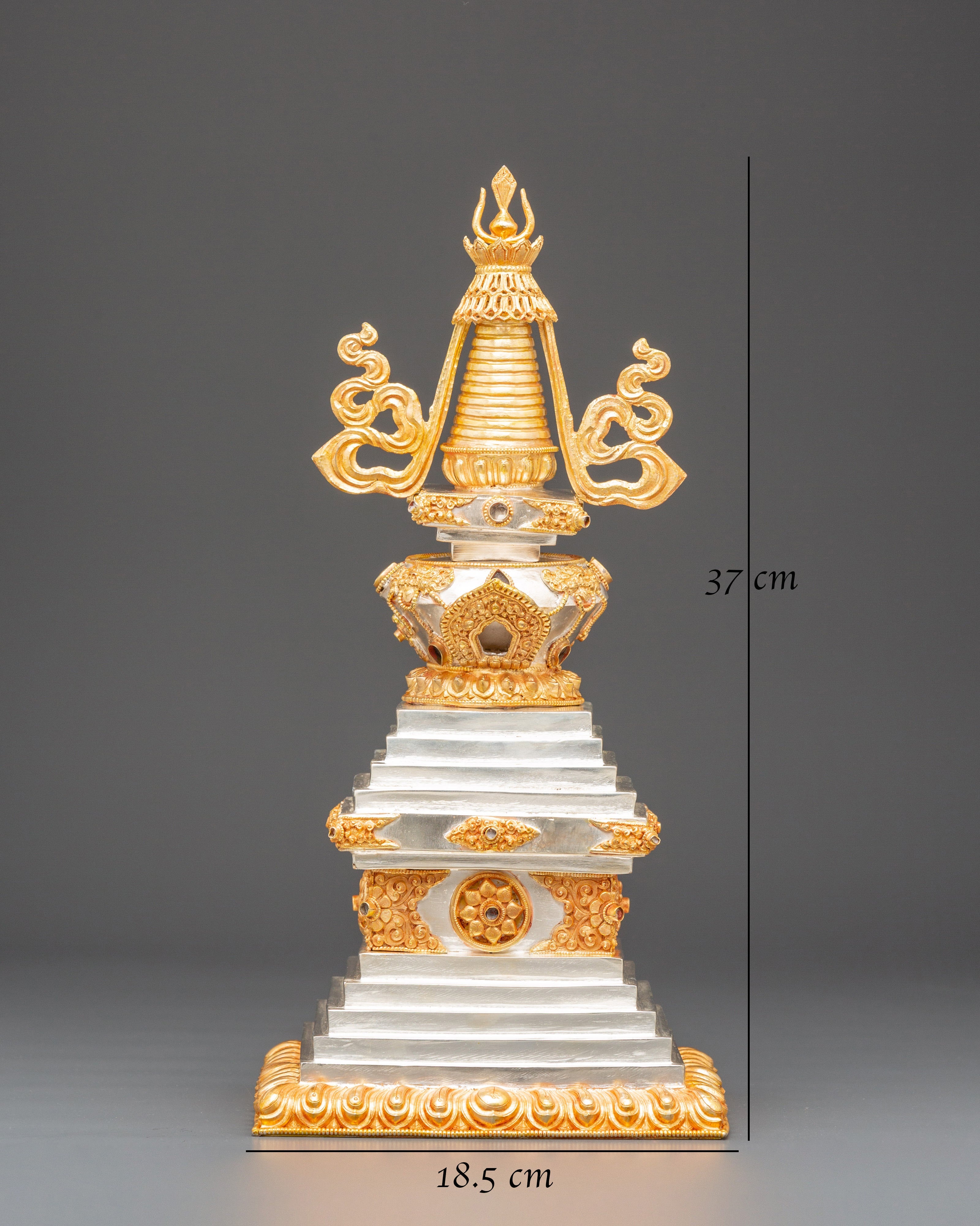 Handmade Stupa for Ritual Ceremonies | Symbol of Enlightenment