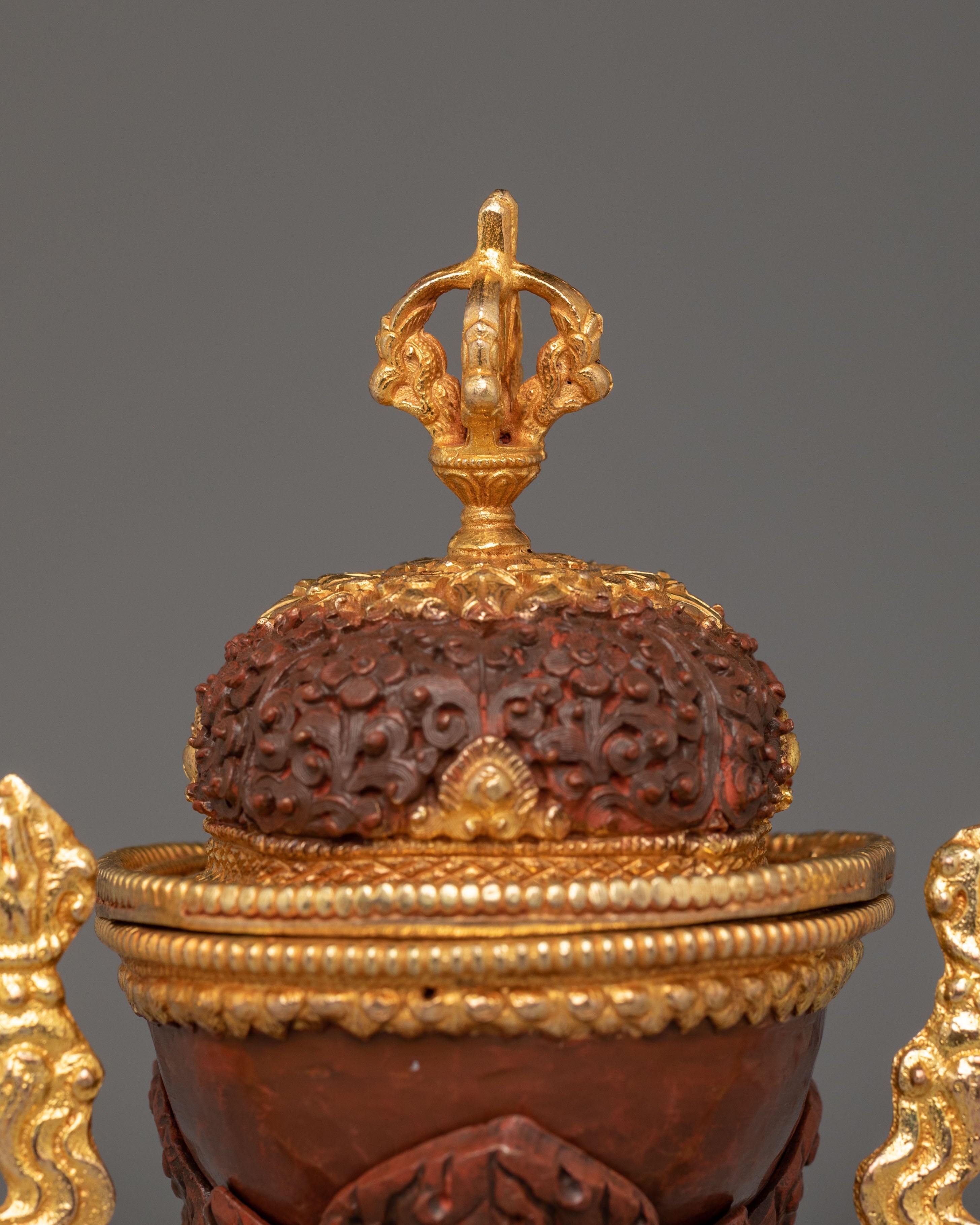 Handcrafted Tibetan Holy Kapala | Thöd-pa for Ritual Ceremonies