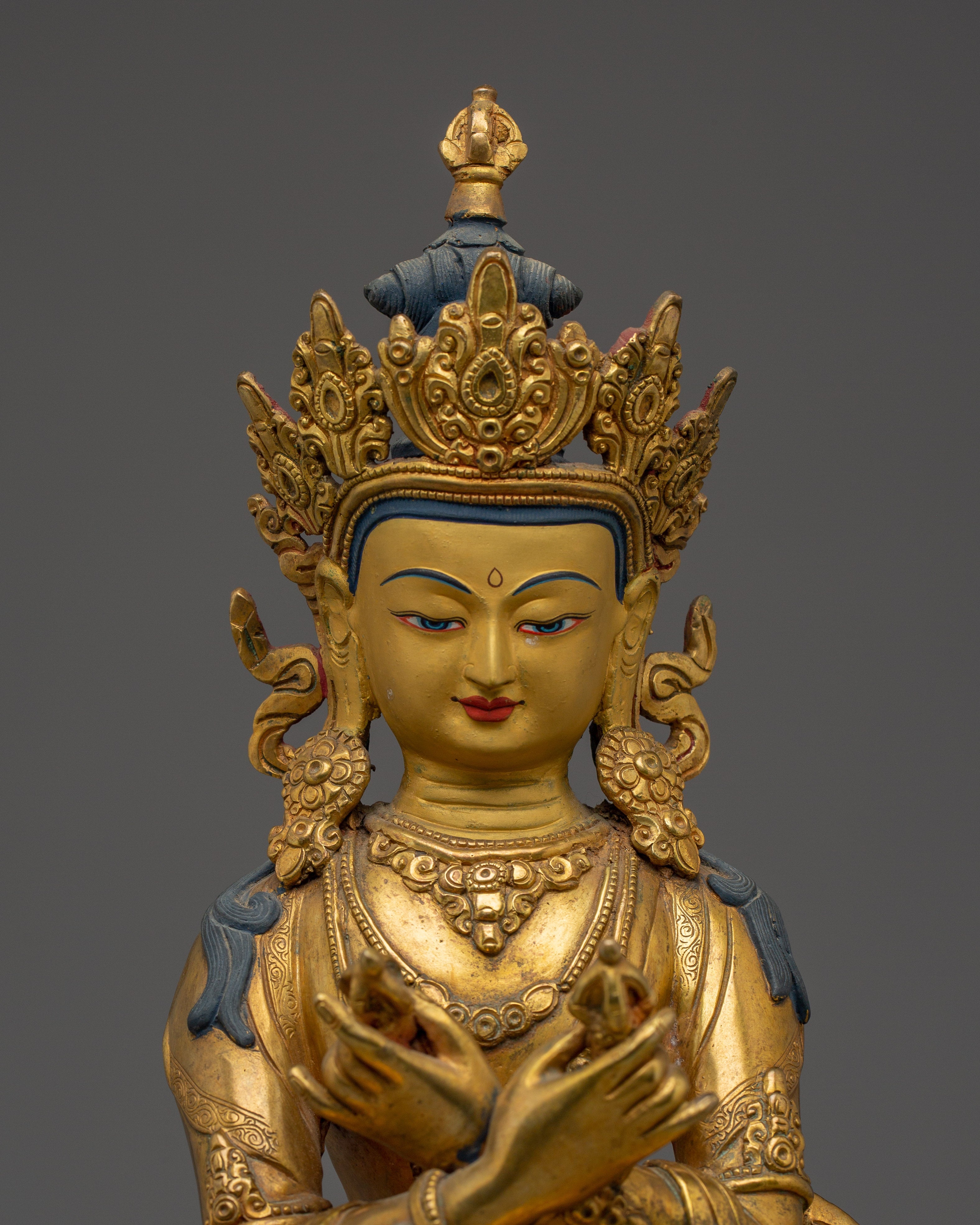 Golden Statue of Vajradhara | Primordial Buddha