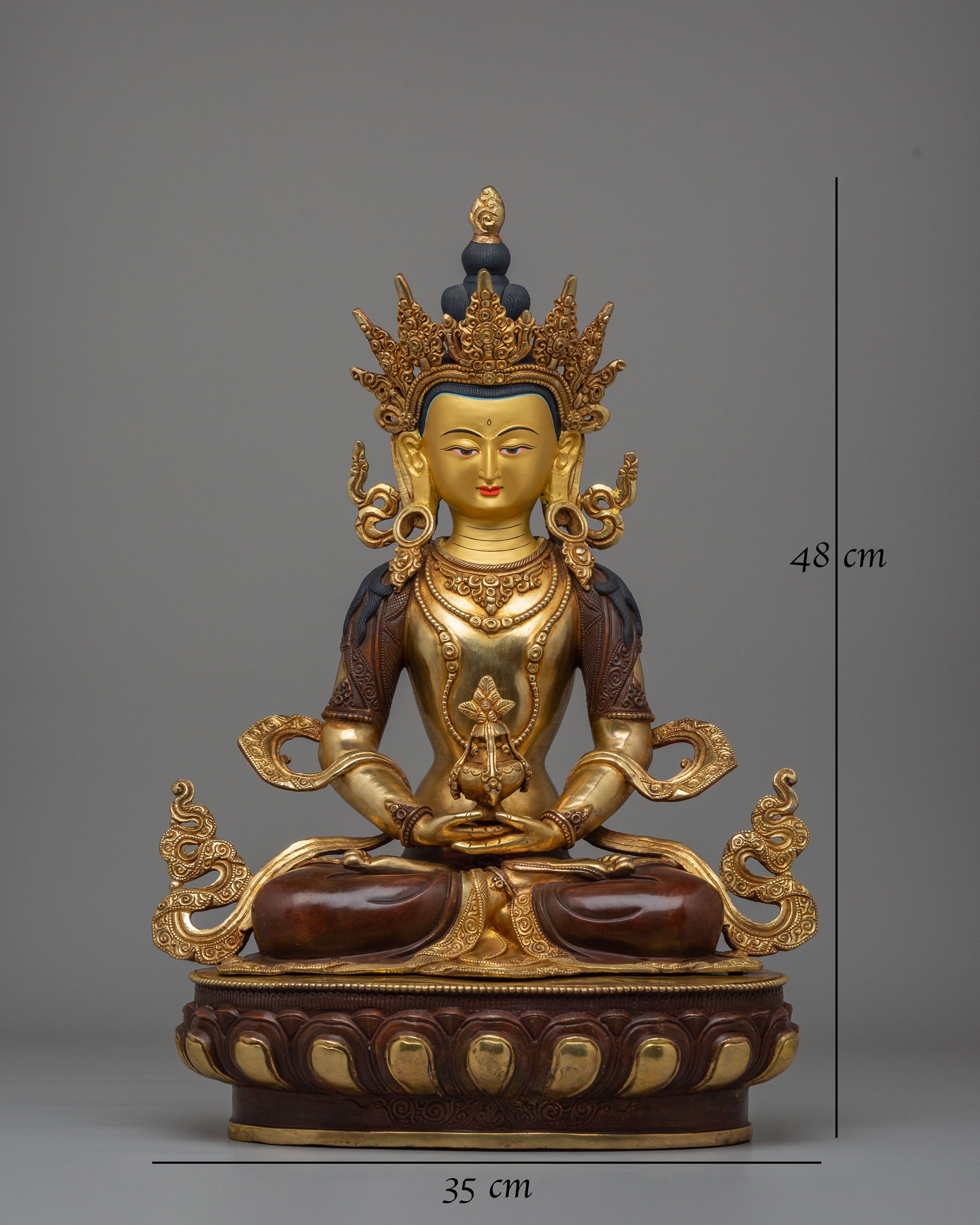 Traditional Amitayus Statue | Handcrafted Artwork