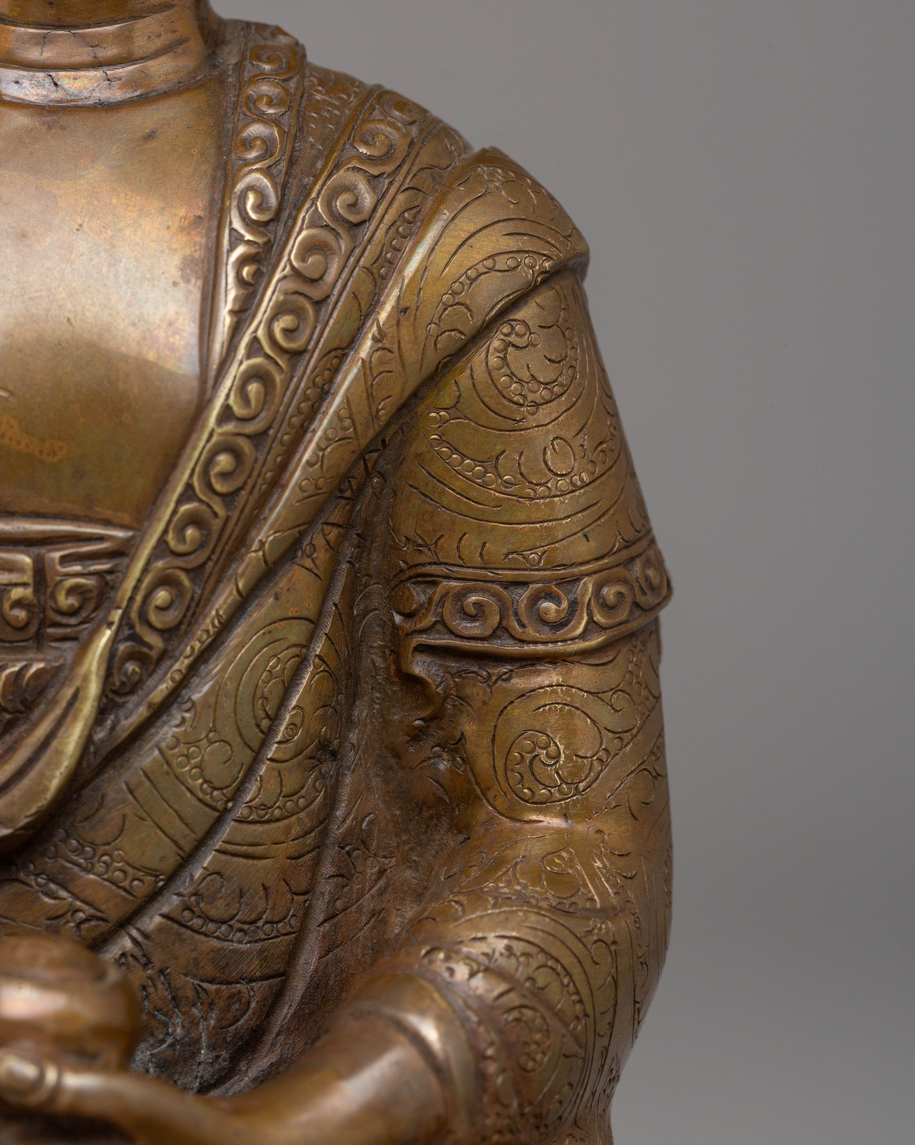 Himalayan Statue of Buddha Shakyamuni | Spiritual Copper Statue
