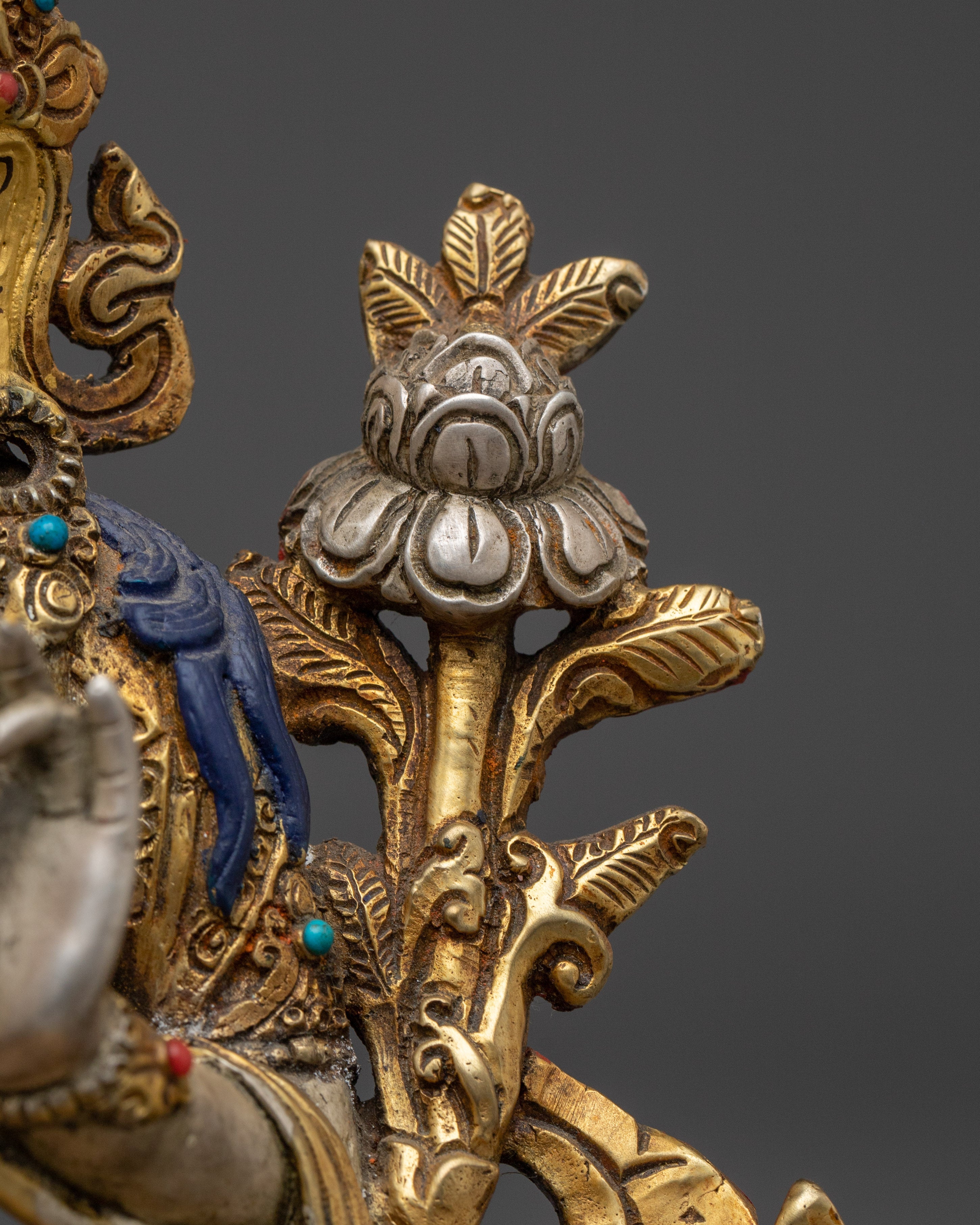 Green Tara Bodhisattva Handmade Statue | Himalayan Shyama Tara Artwork