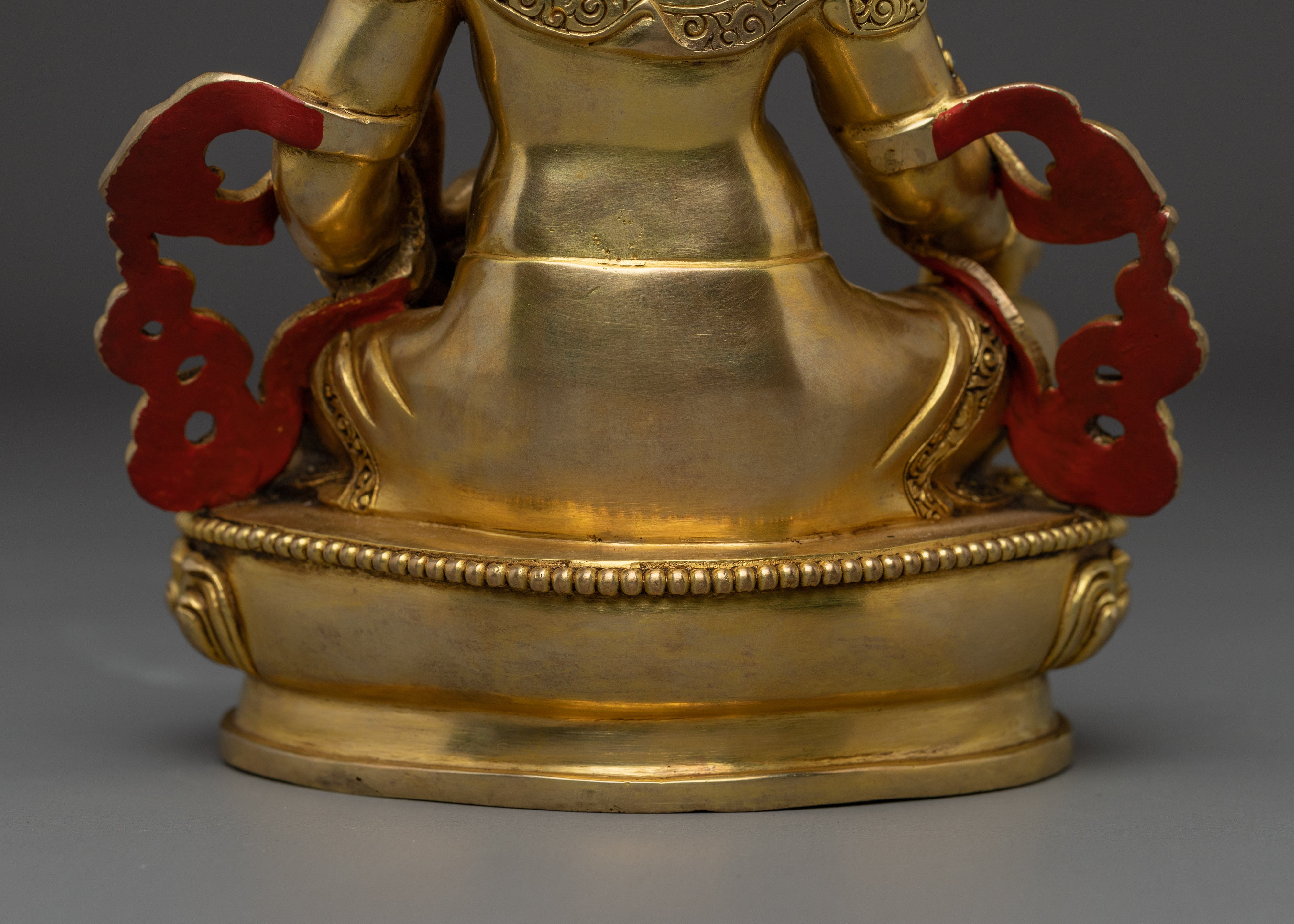 Dzambhala statue with a Copper Body | Buddha of Wealth and Prosperity